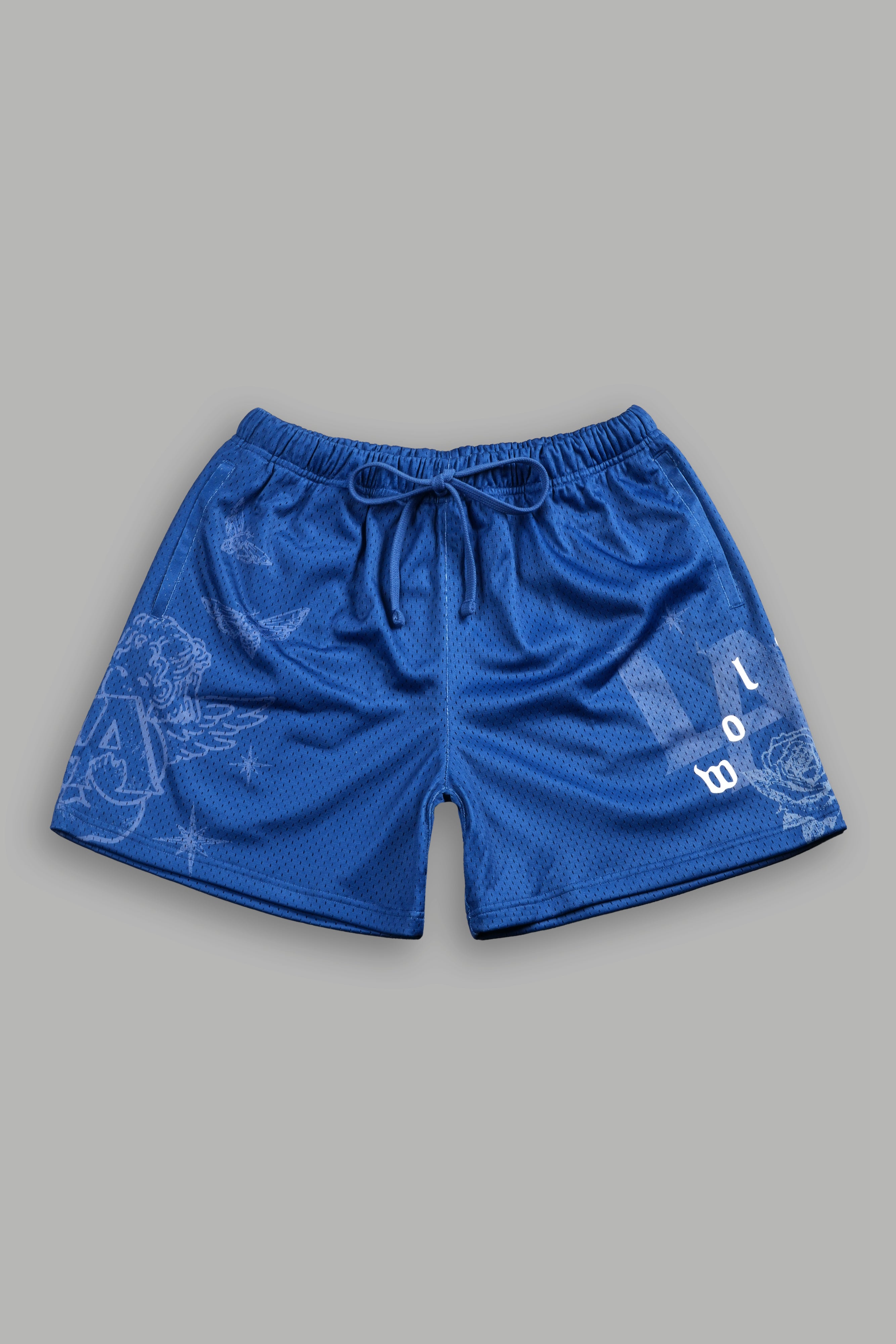 Homage To La Mesh Shorts in La Blue – DarcSport
