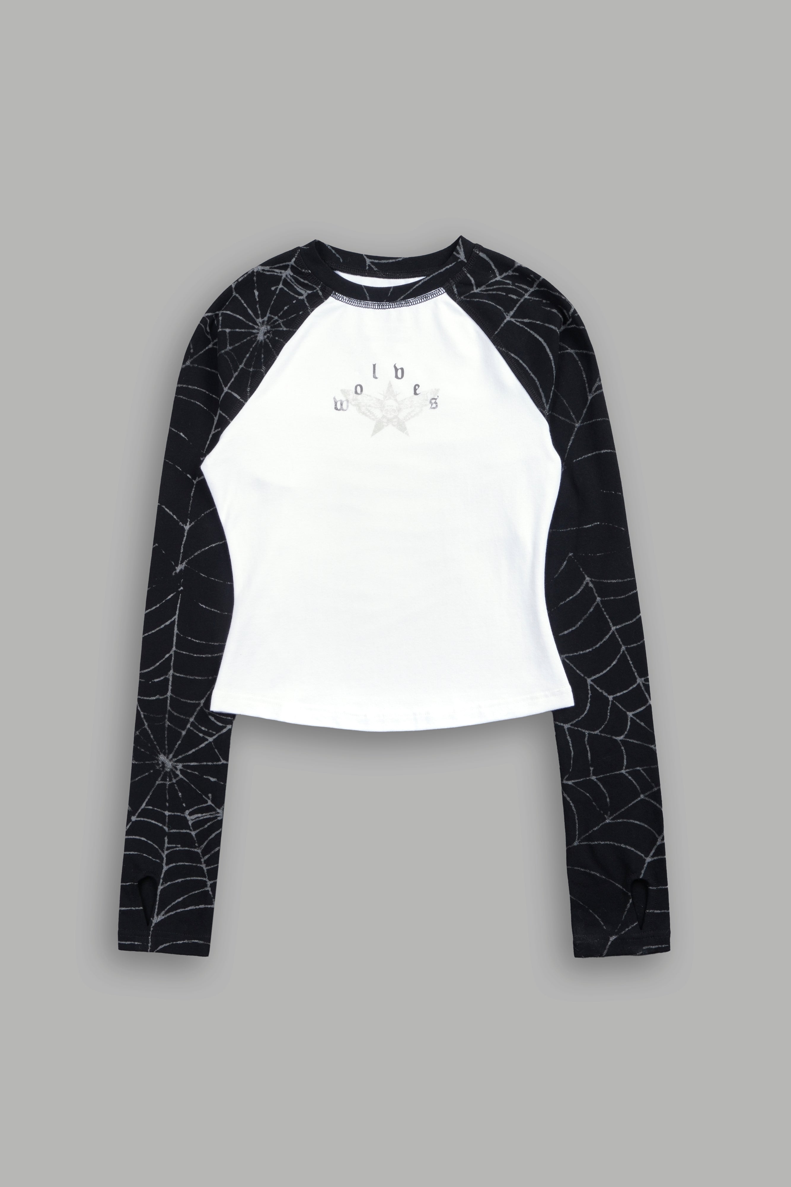 Star Moth Raglan Ringer Ls Tee in Black/White – DarcSport