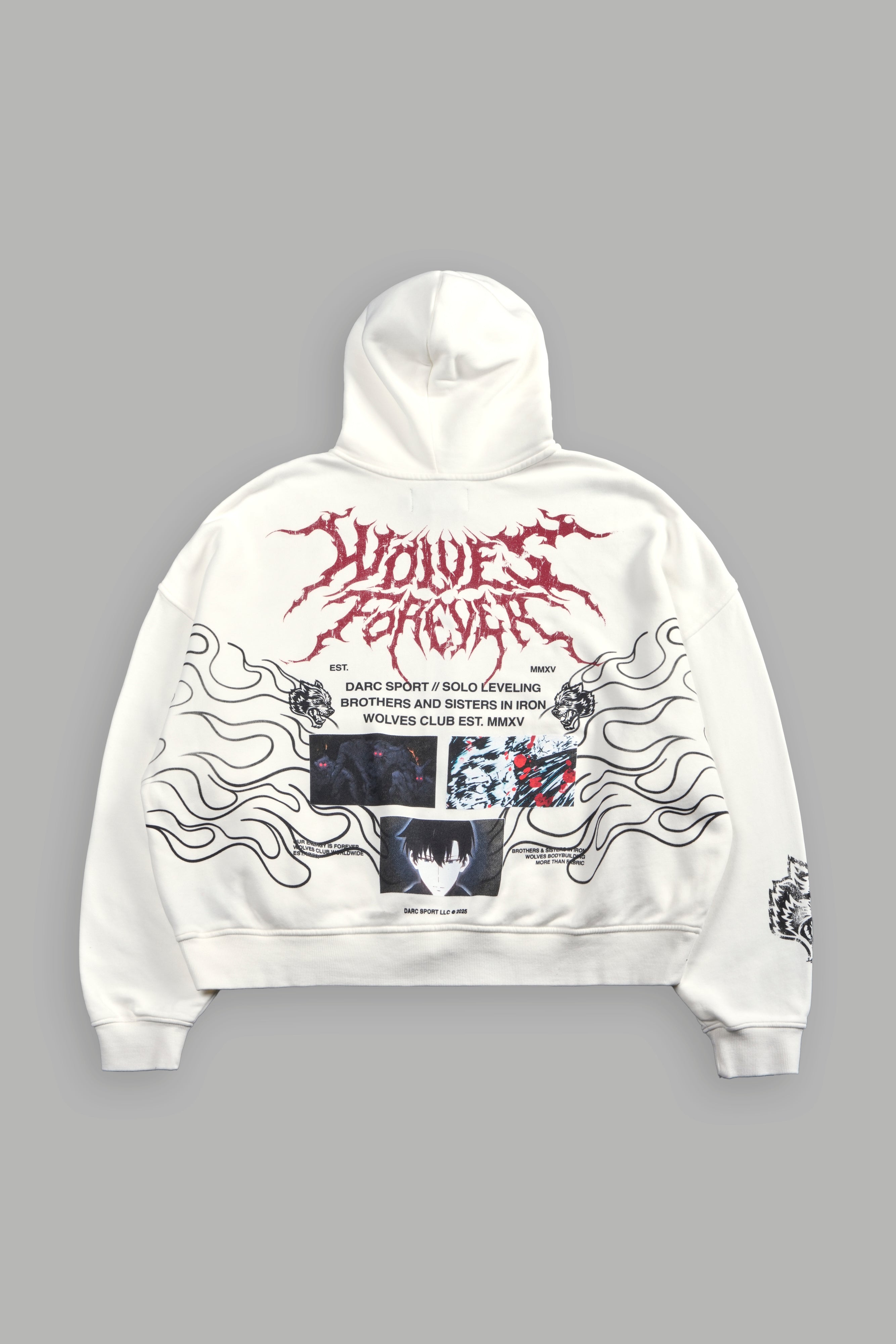 S-Rank Vex Double Zip Hoodie in Cream – DarcSport
