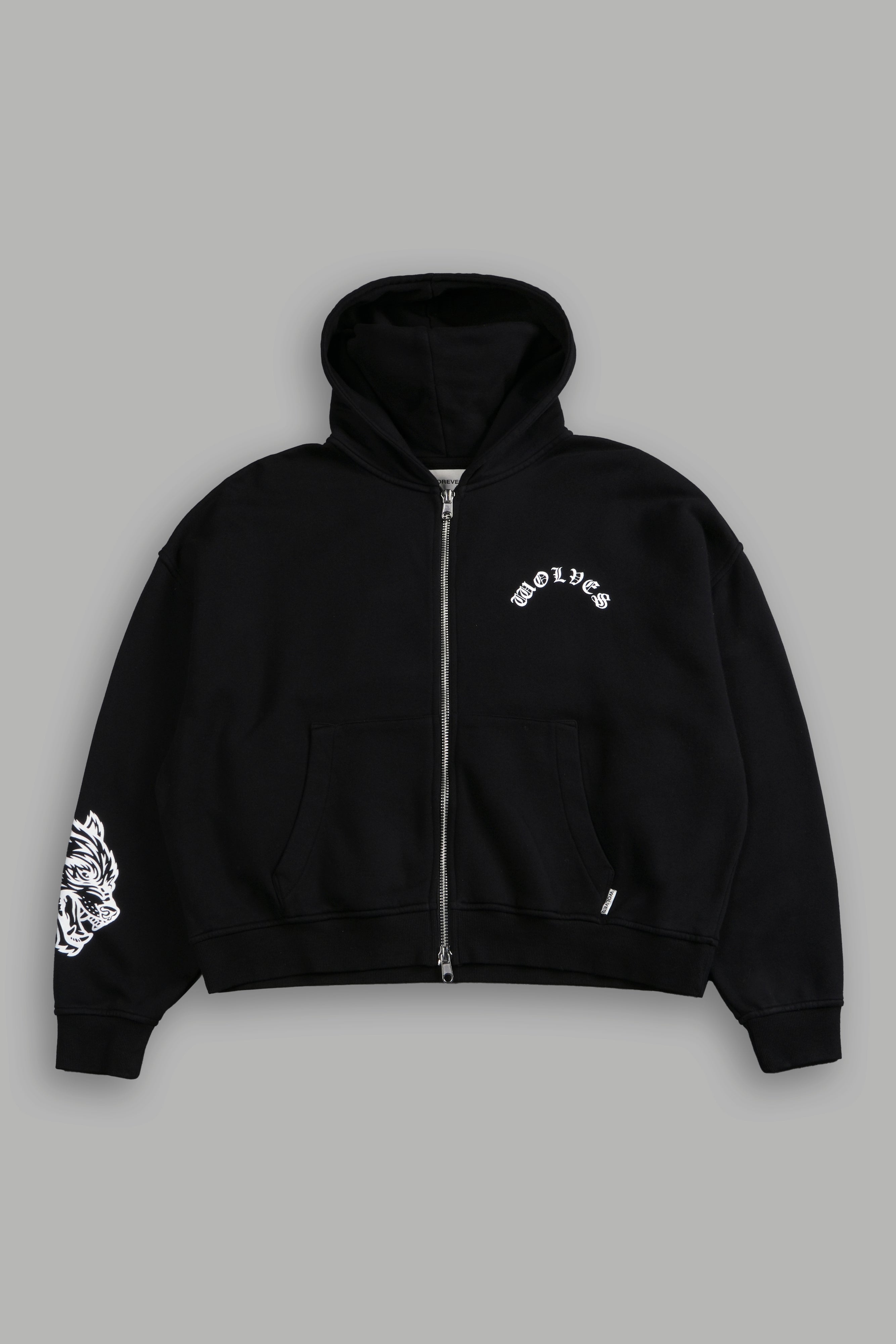 Wolf Chopper Vex Double Zip Hoodie in Black – DarcSport