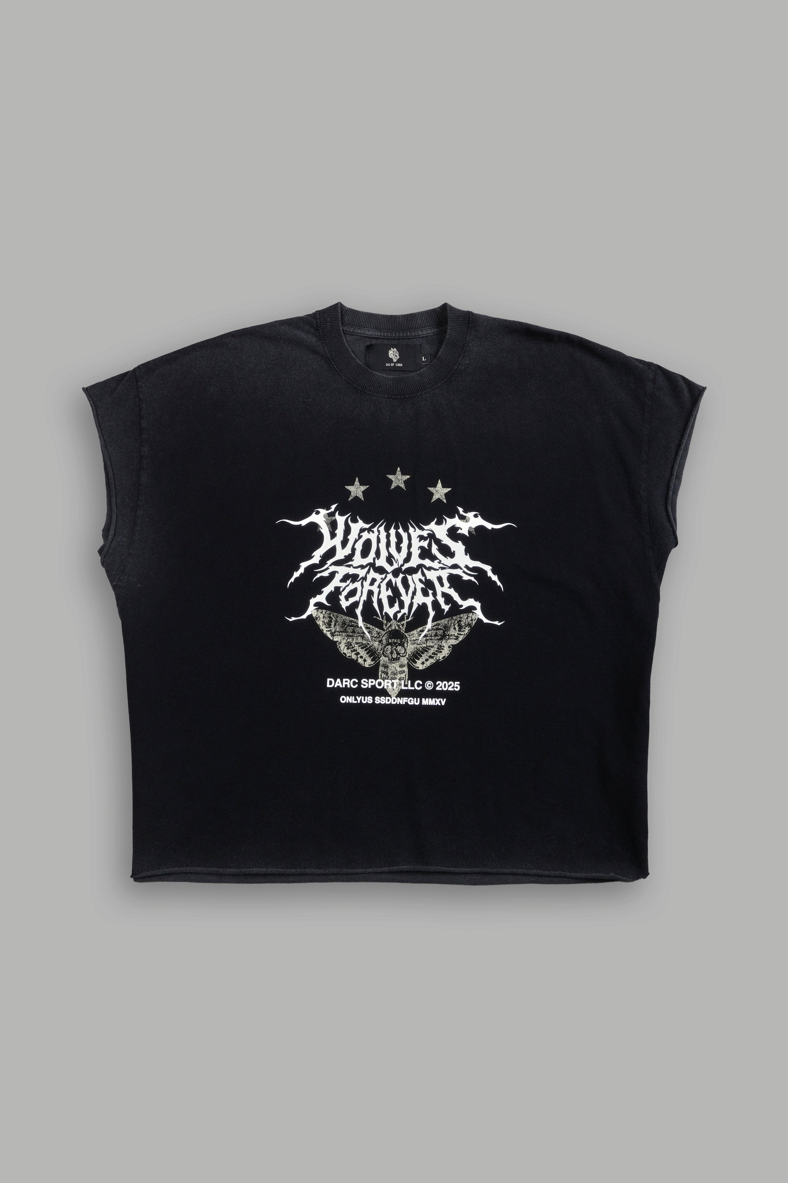 Iron Pack Grunge Cut-Off Tee in Black – DarcSport