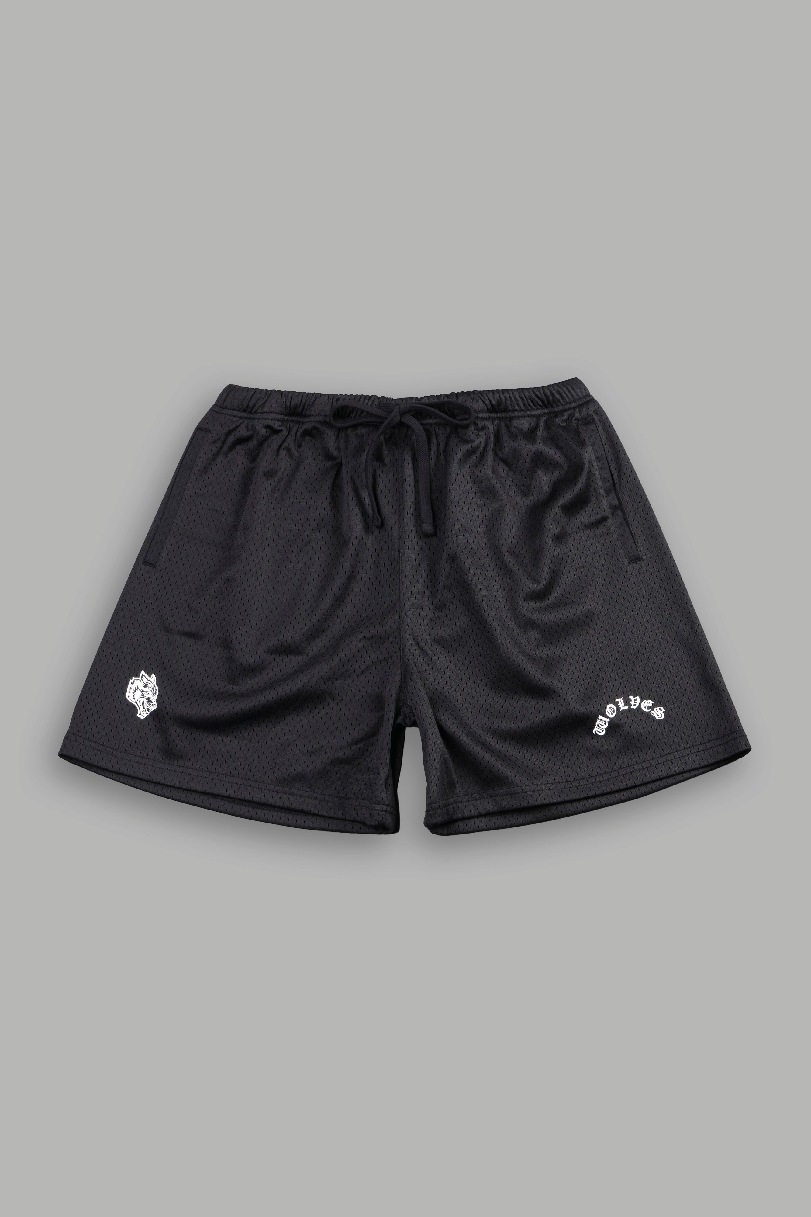 Wolf Chopper Mesh Shorts in Black – DarcSport
