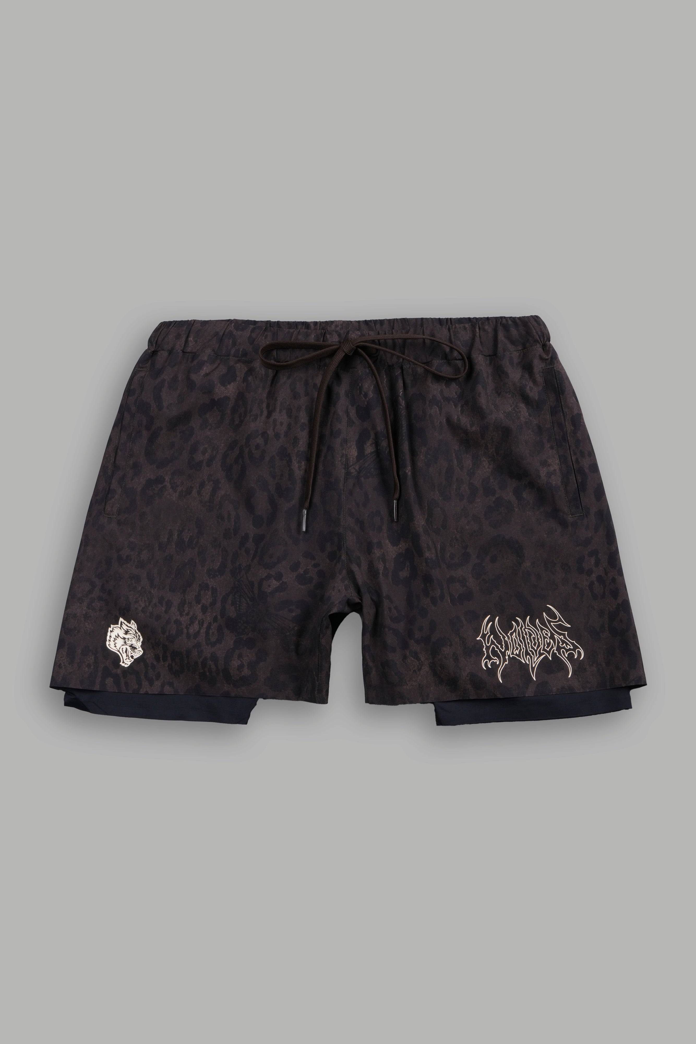 Wolf Hesh Compression Shorts in Darc Brown Leopard – DarcSport
