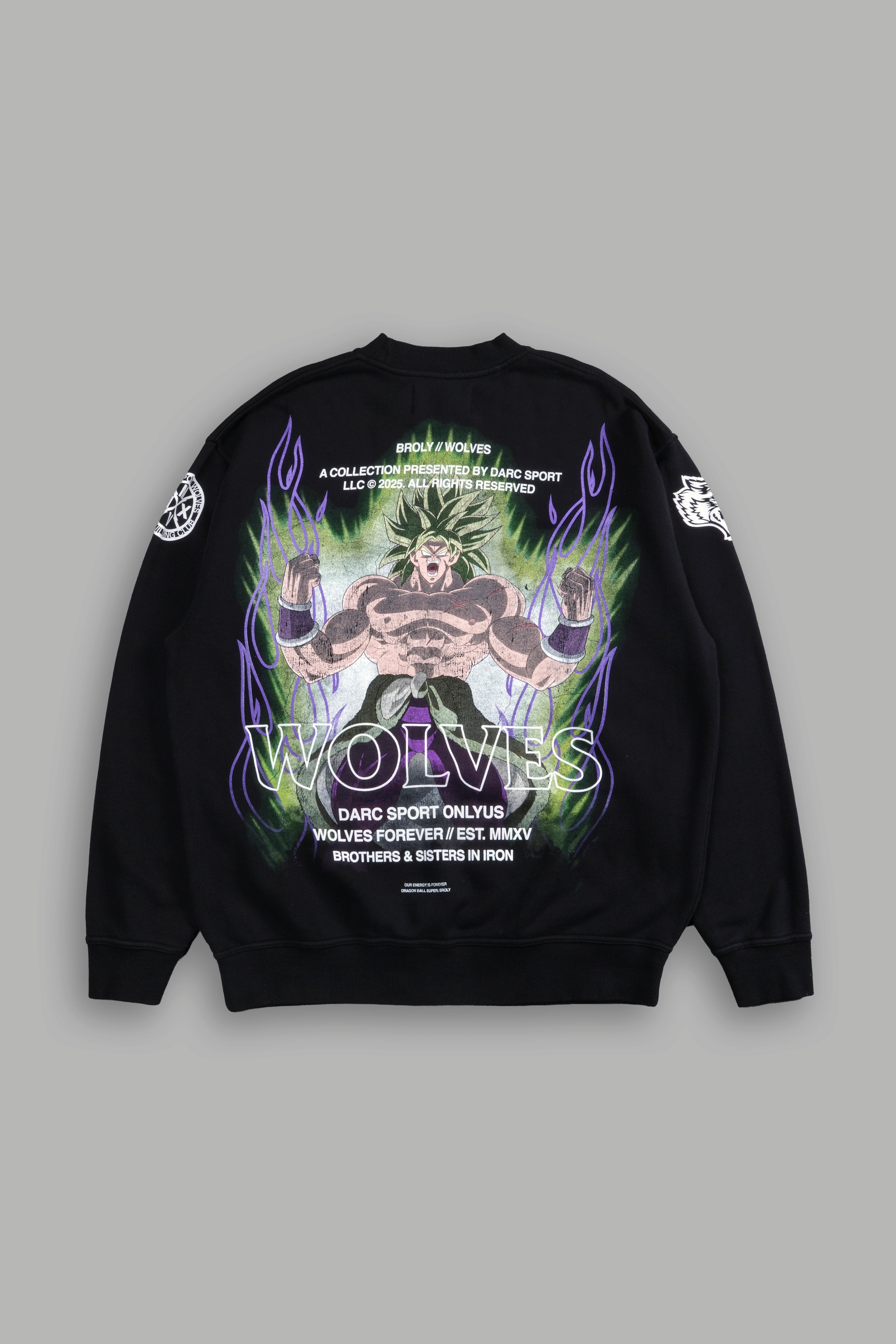 Full Power London Crewneck in Black – DarcSport