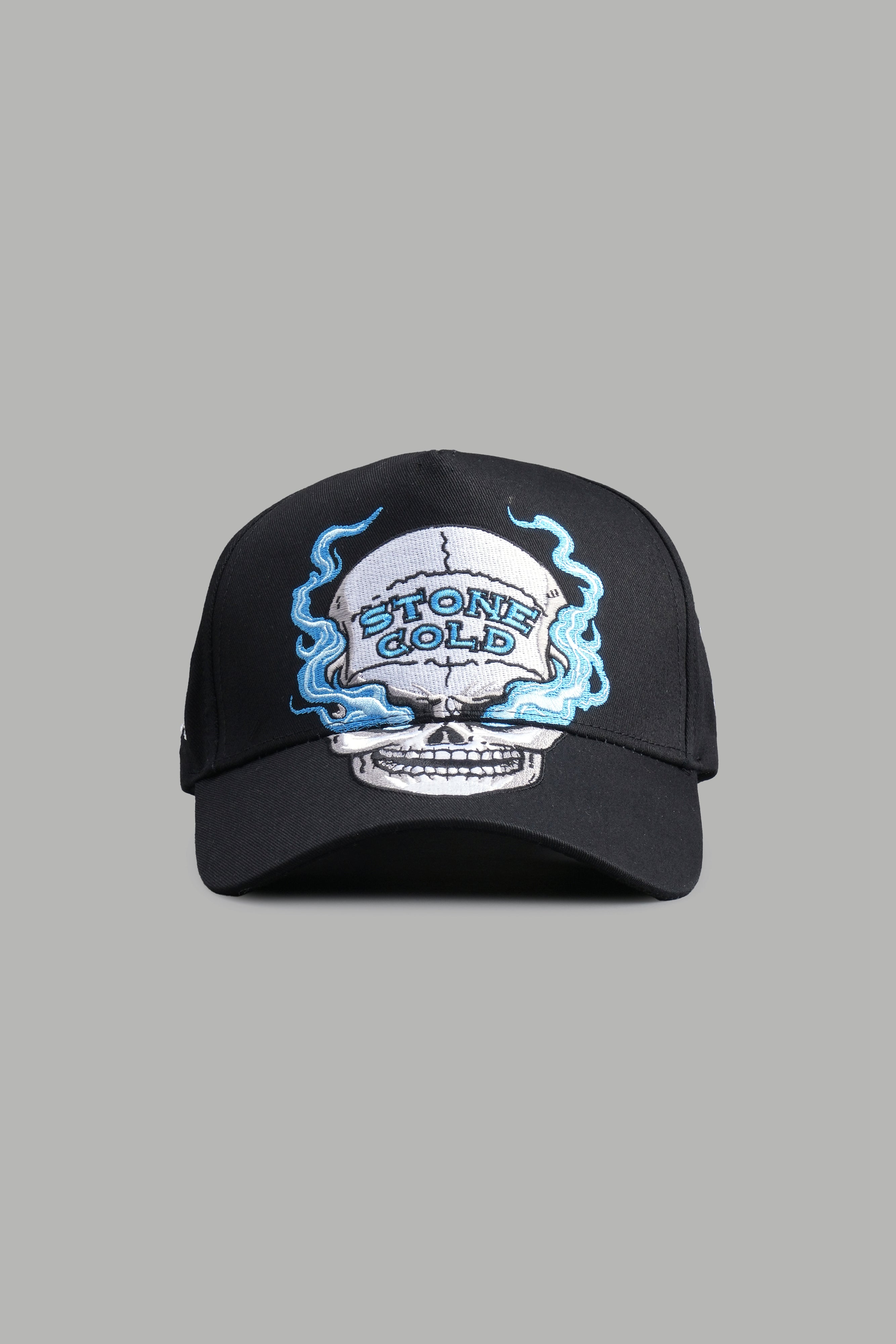 Stone Cold Big Skull 5 Panel Hat in Black/Blue – DarcSport