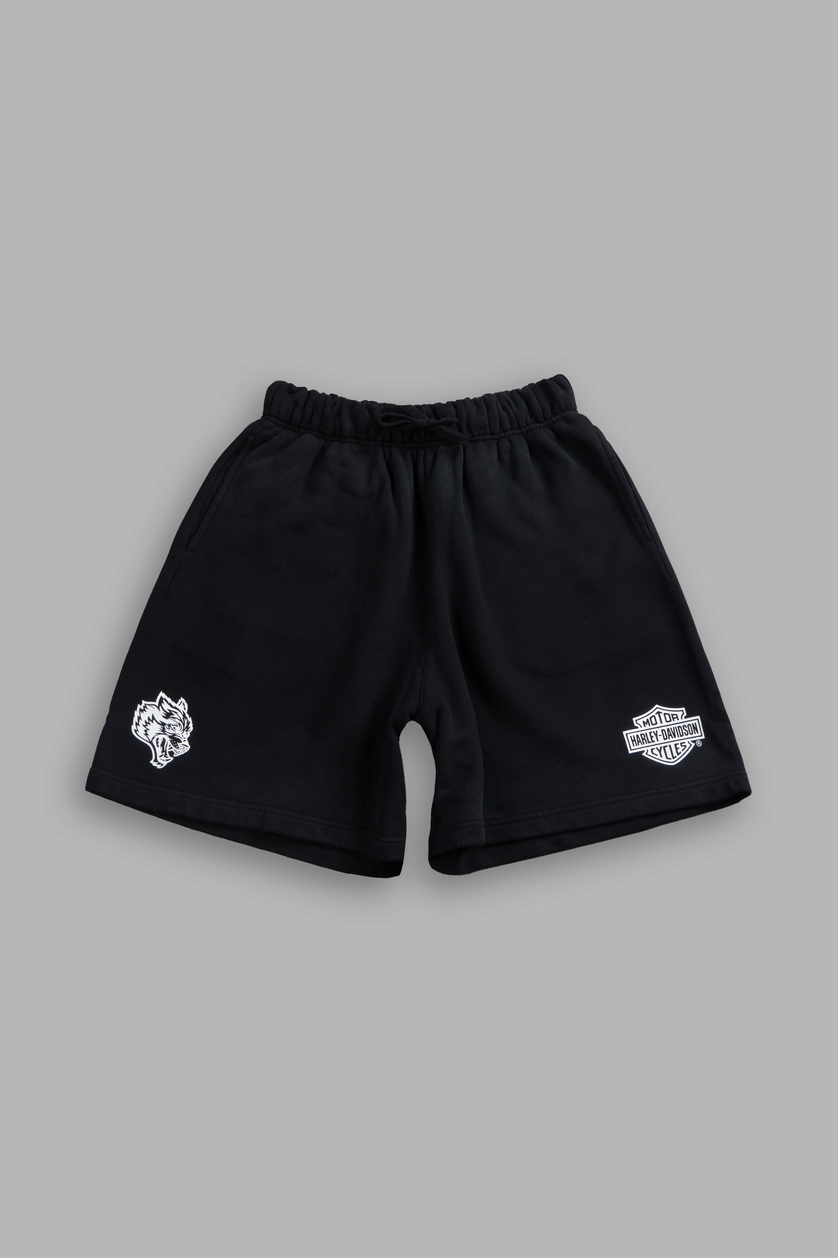 Harley-Davidson Wolves Oversized Post Lounge Sweat Shorts V2 in