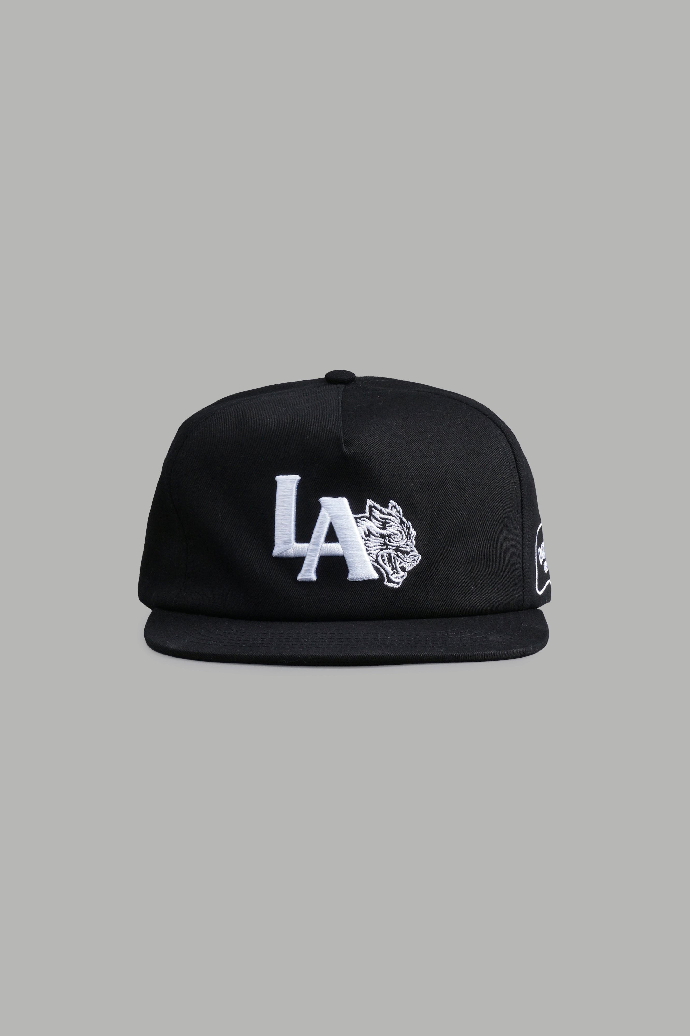 LA刺繍 キャップ ブラック DARCSPORT Los Angeles Forever Vintage 5 Panel in Black – DarcSport