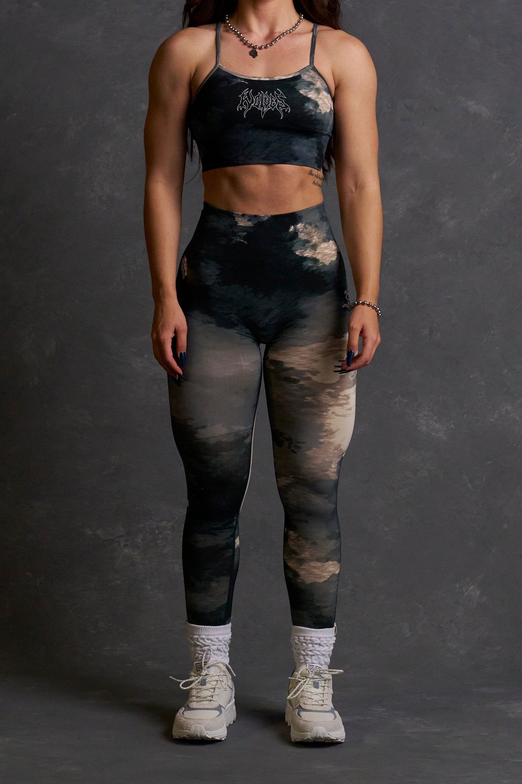 DARC SPORT EVERSON SEAMLESS outlet LEGGINGS GRAY MARBLE