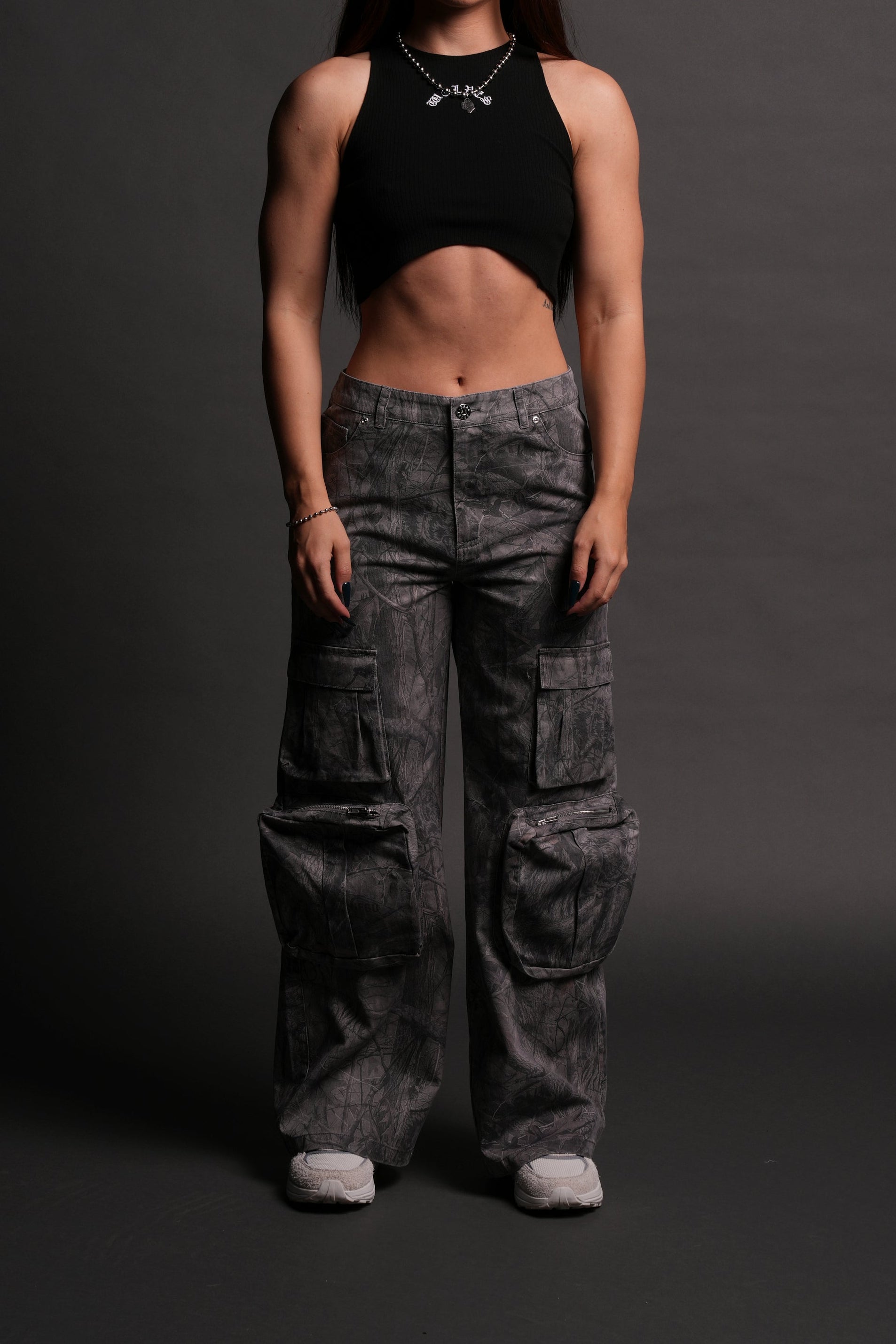 Chopper Wolf Lex V2 Cargo Pants in Driftwood Wolf Forest
