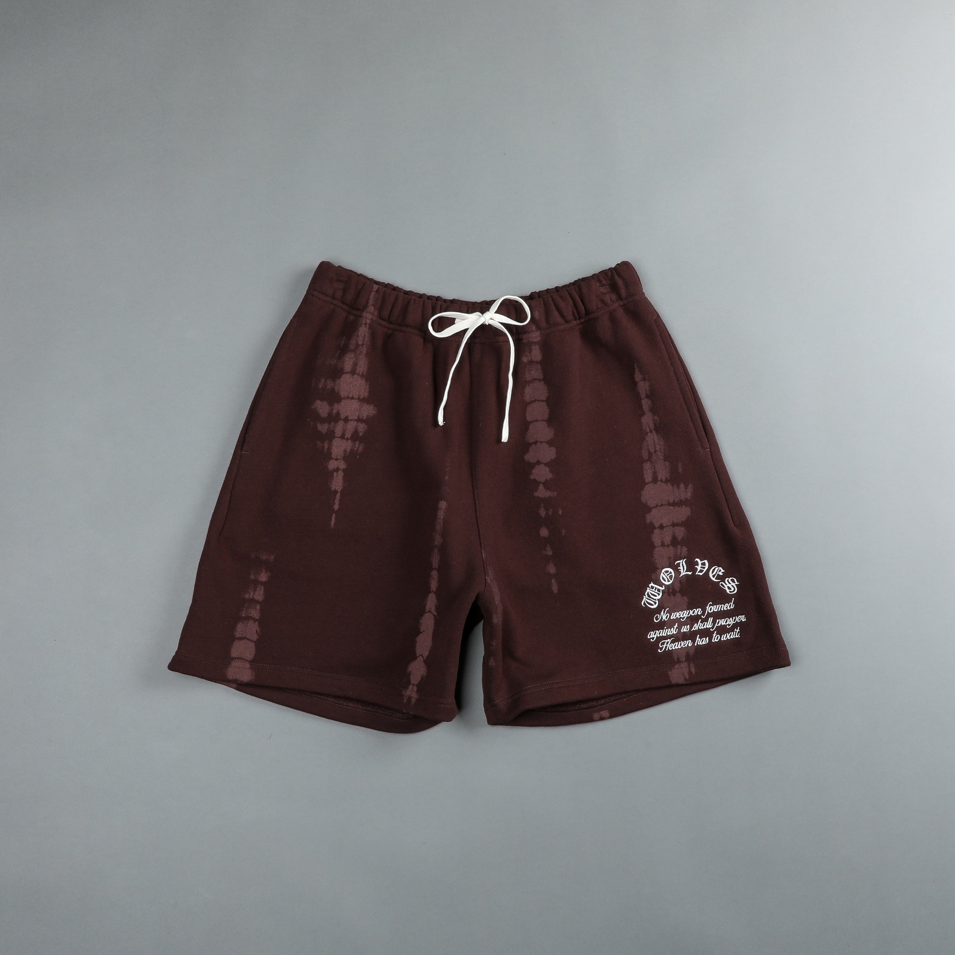 Chopper Post Lounge Sweat Shorts in Oxblood Serpent – DarcSport