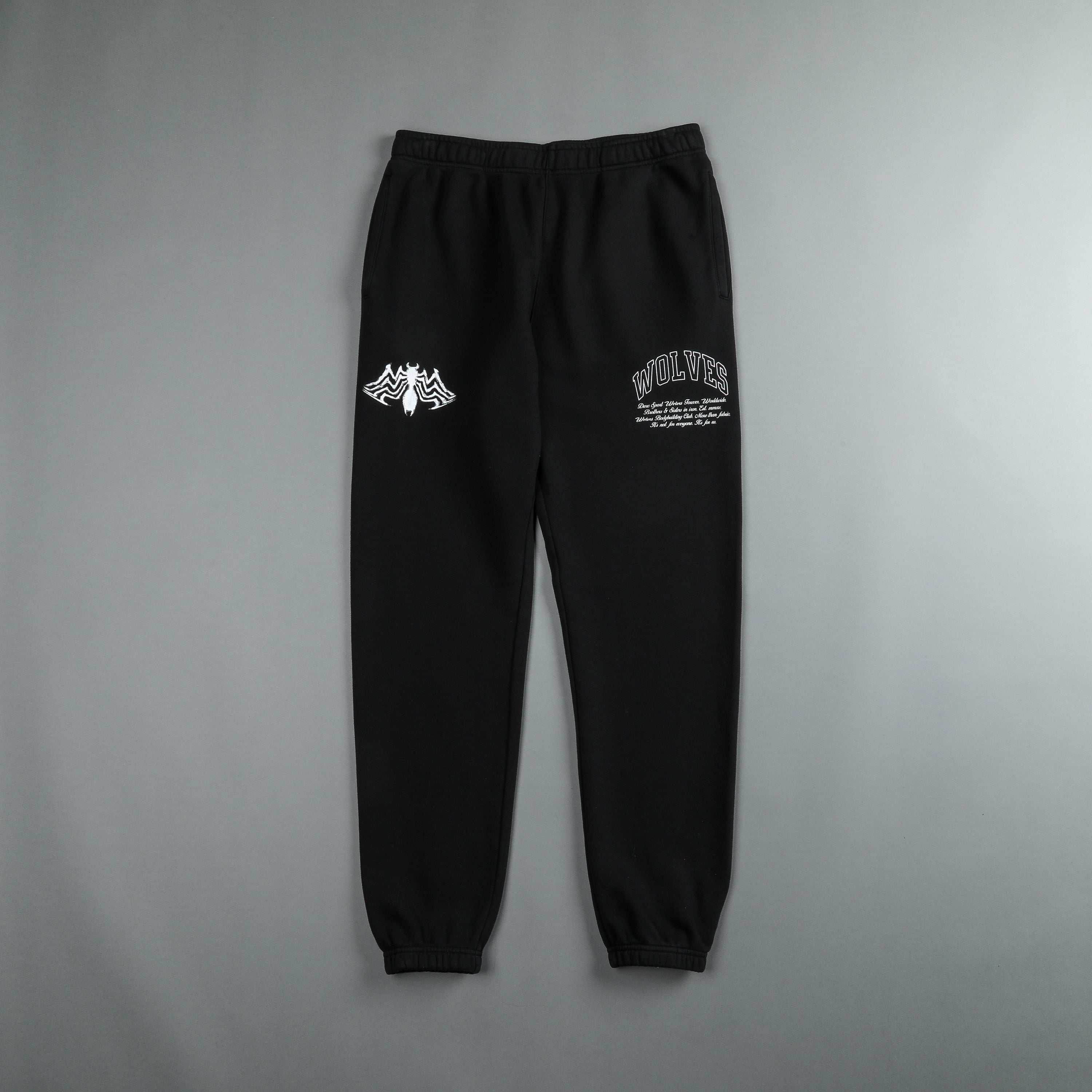 Our Venom Premium Post Lounge Sweats in Pigment Black