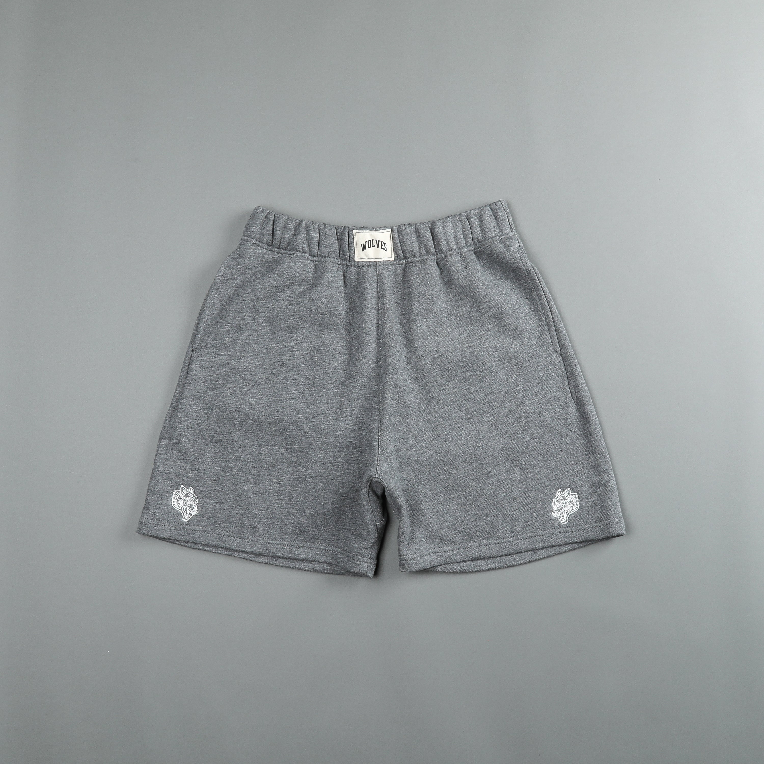 Dual Patch Liam Sweat Shorts in Darc Athletic