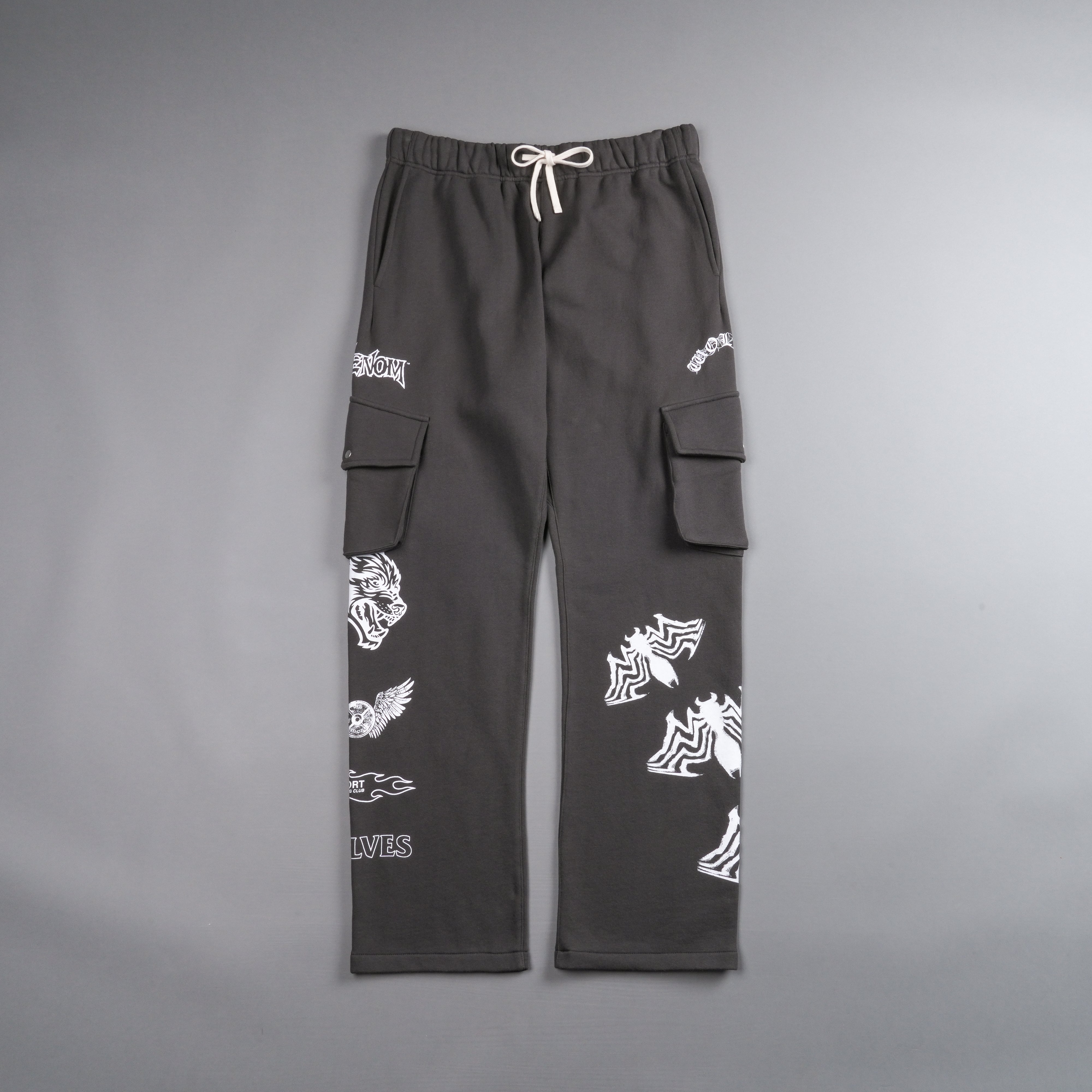 Wolf Full Print Harem Sweatpants Animal Print Cool Baggy Wide Leg Pants  Sweat Beach Jogger Jogging Long Pants Drawstring High Waisted Cargo Pants