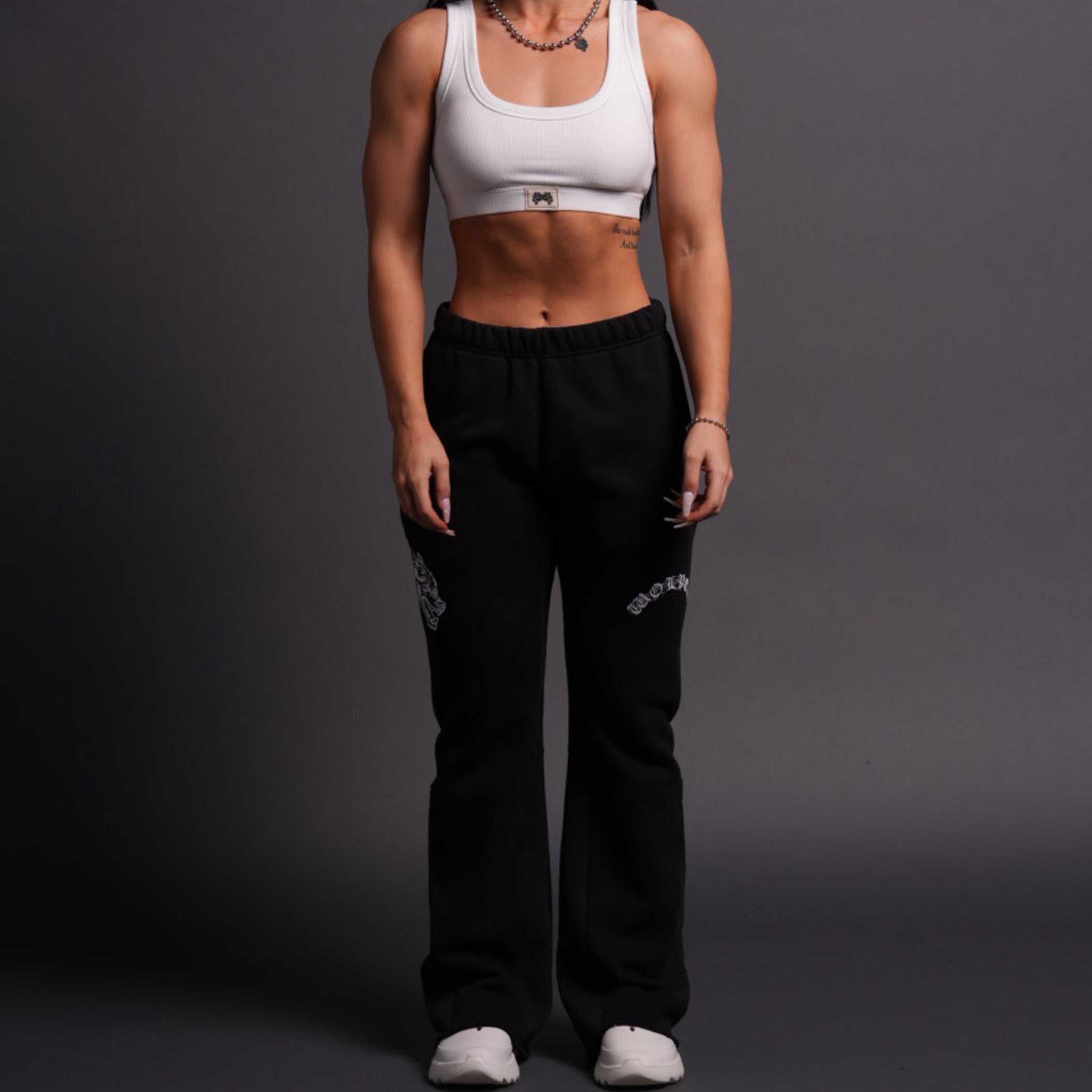 Chopper Webs She Flare Sweat Pants in Black – DarcSport