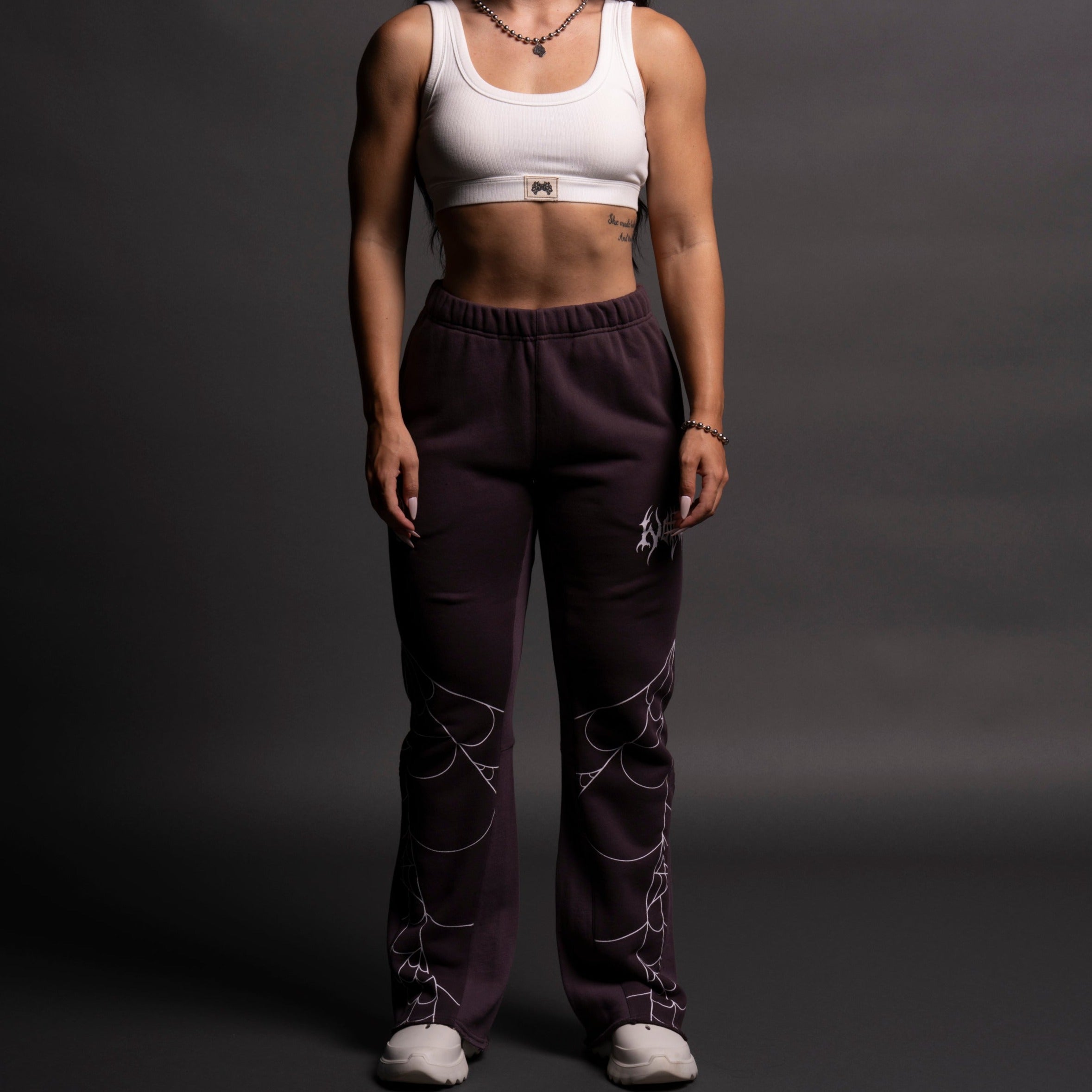 In Our Web Flare Sweat Pants in Purple Night – DarcSport