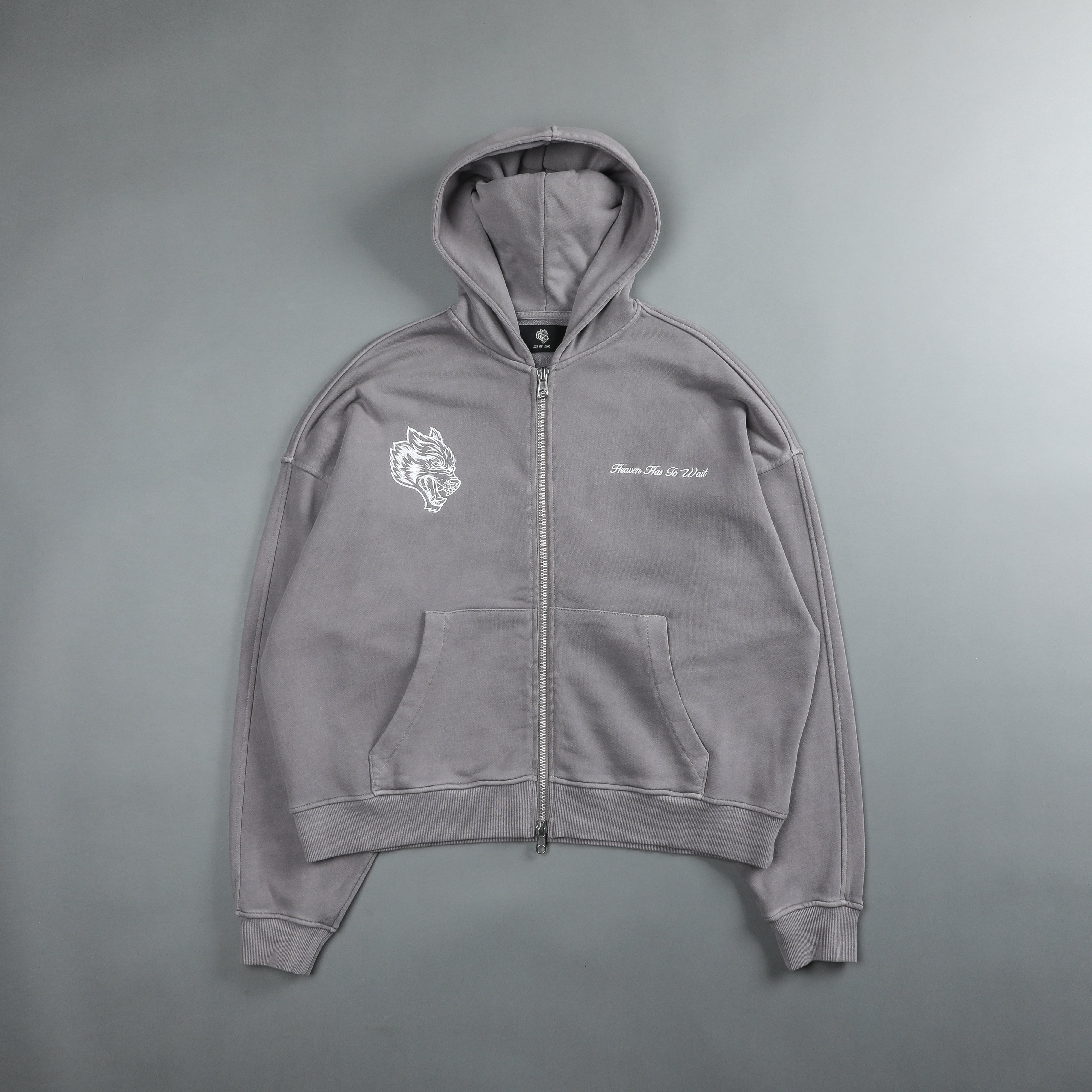 Time Darco Double Zip Hoodie in Pale Gray – DarcSport