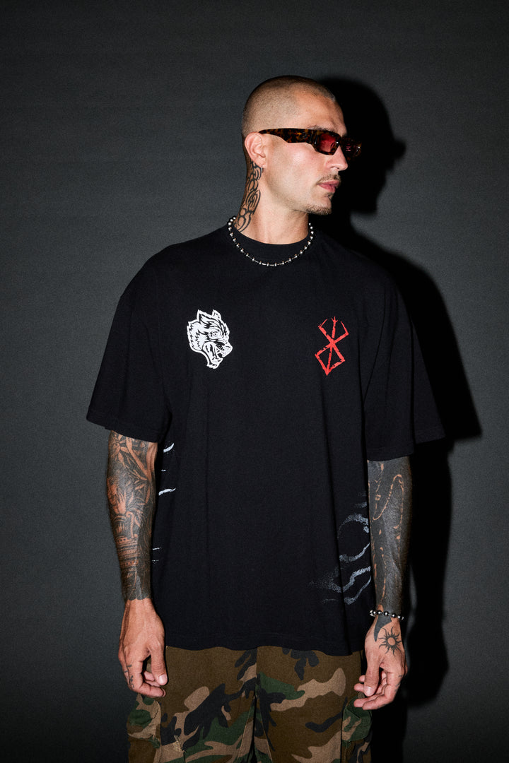 Darc Griffith "Side By Side" Series Premium Tee in Black