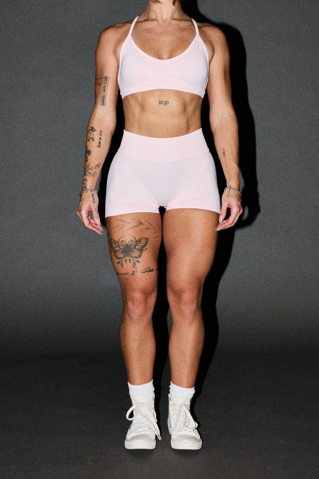 Wolf Pyramid Evey Seamless Short In Blush Pink