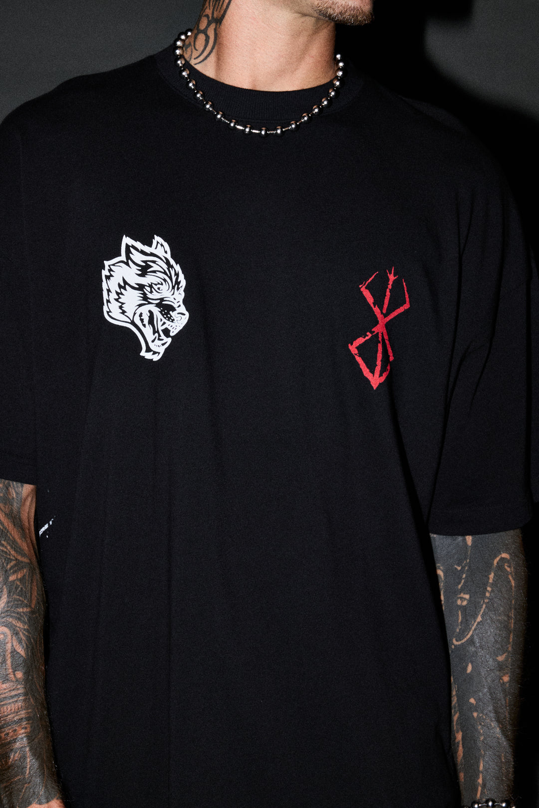 Darc Berserker "Side By Side" Series Premium Tee in Black