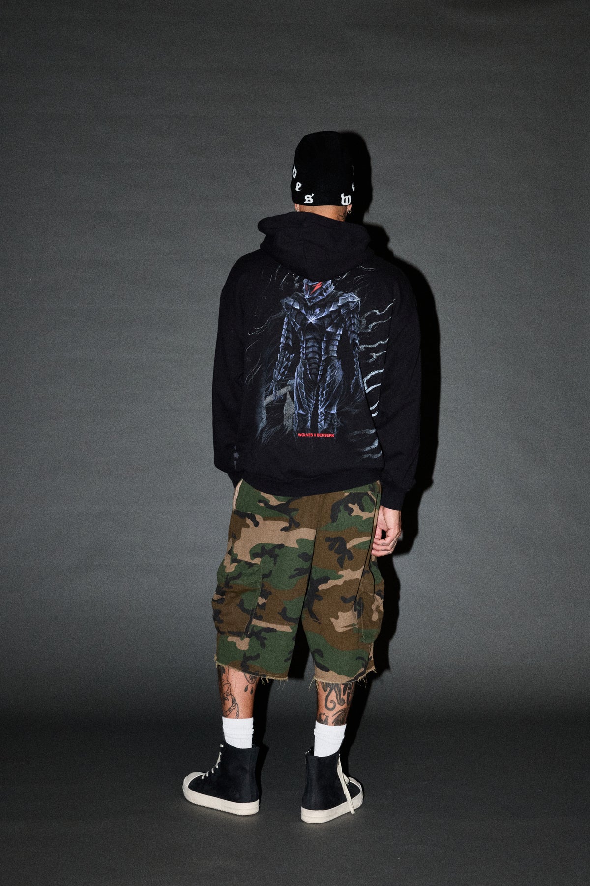 Darc Berserker "Side-By-Side" Bishop Hoodie in Black