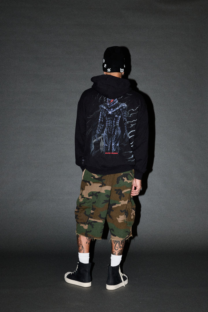 Darc Berserker "Side-By-Side" Bishop Hoodie in Black