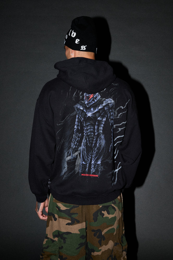 Darc Berserker "Side-By-Side" Bishop Hoodie in Black