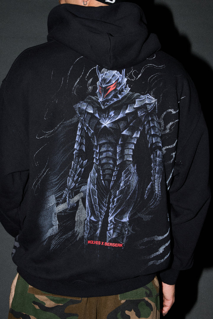Darc Berserker "Side-By-Side" Bishop Hoodie in Black