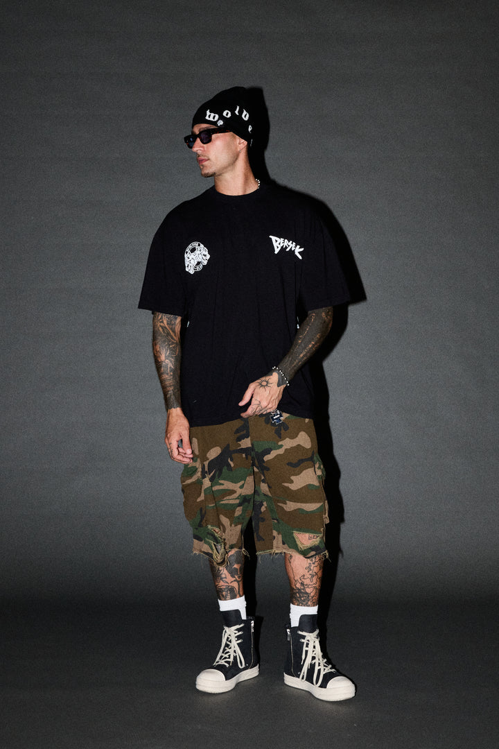 Femto "Premium" Oversized Tee in Black