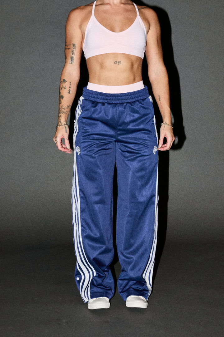 Dual Wolf Juliette Tearaway Track Pant In Navy