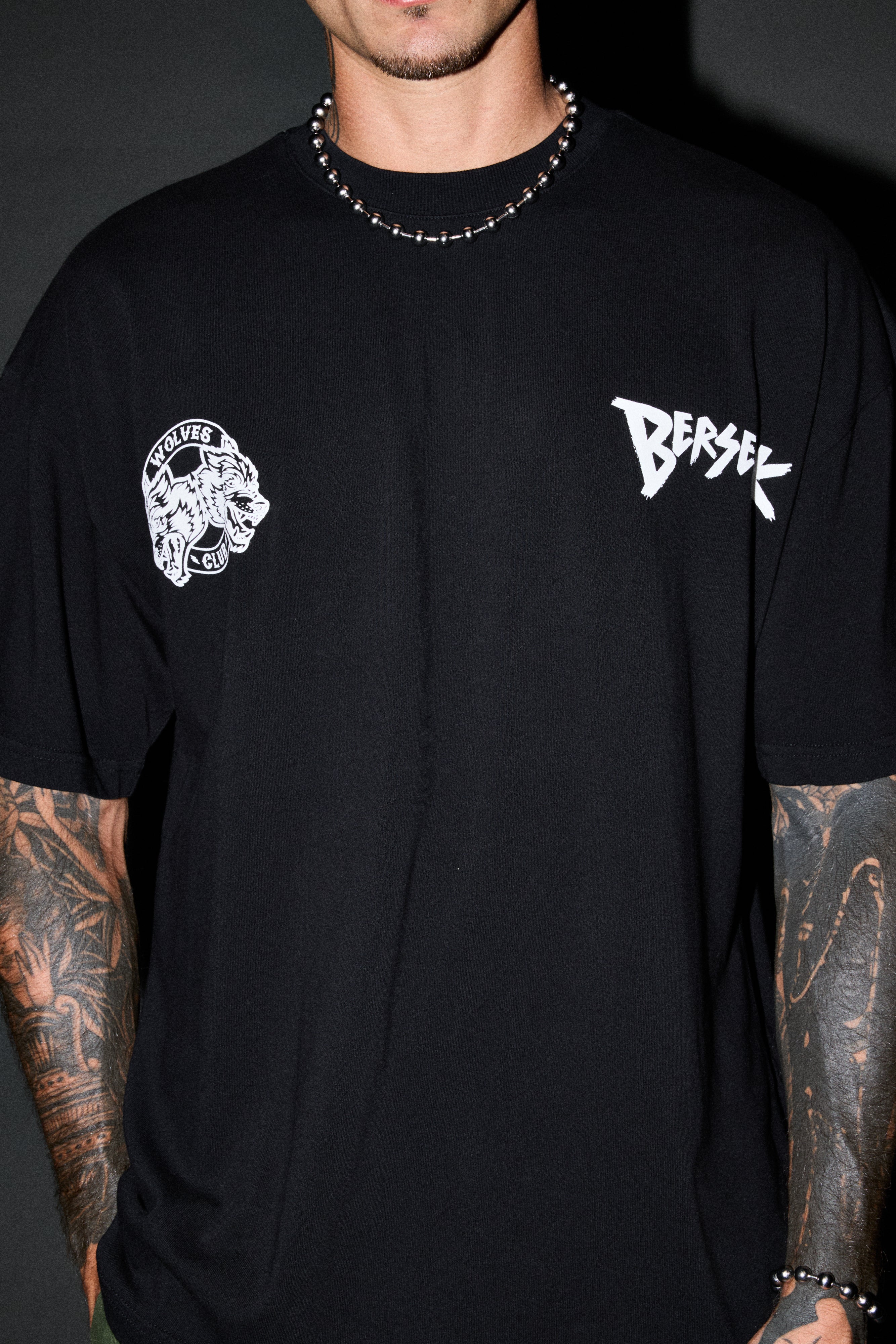 Femto "Premium" Oversized Tee in Black