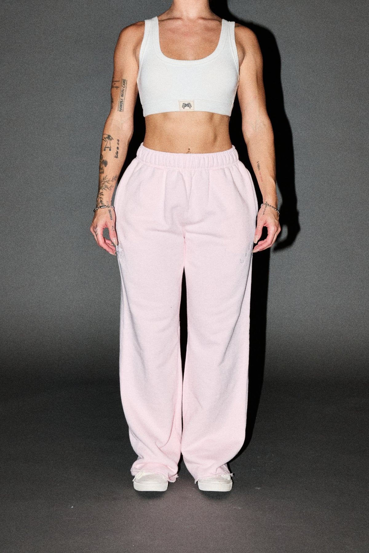 Wolf Pyramid Premium Big Cozy Sweats In Blush Pink