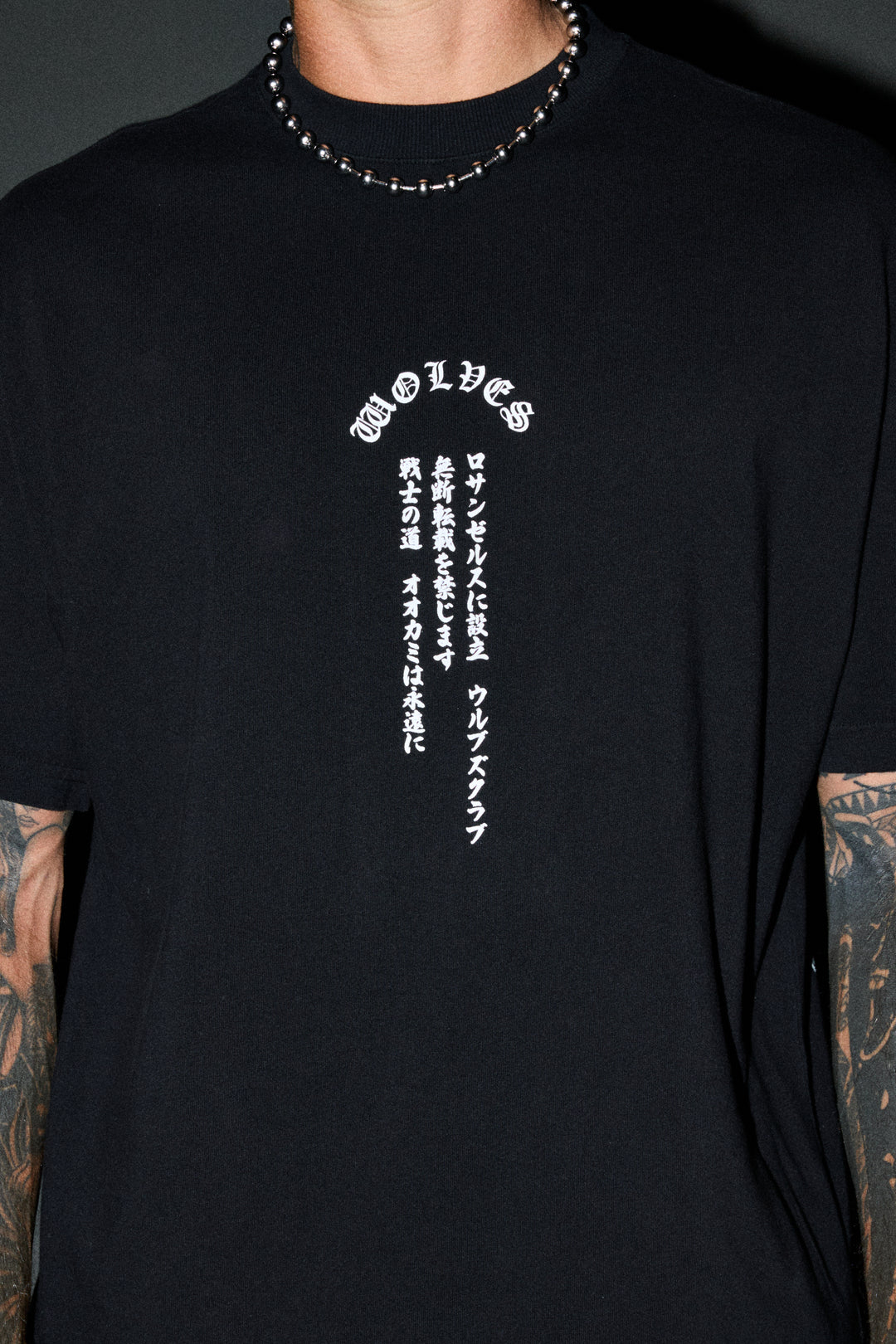 Ultimate Battle Premium Oversized Tee In Black