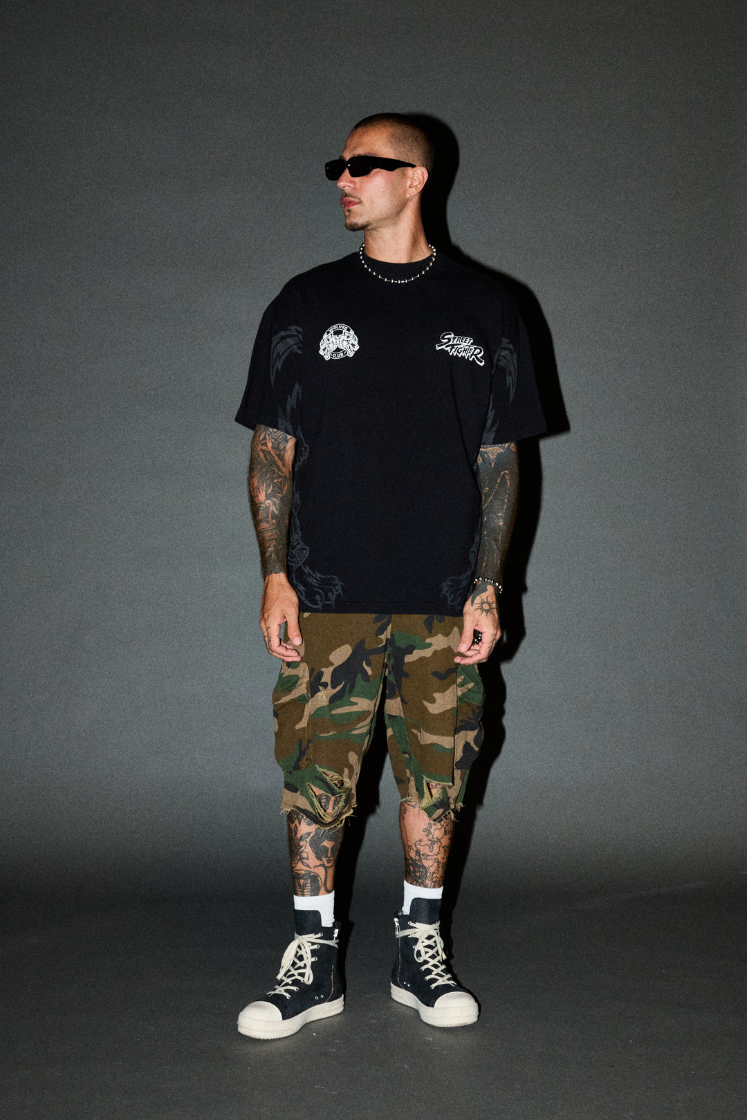 Ascension Premium Oversized Tee In Black