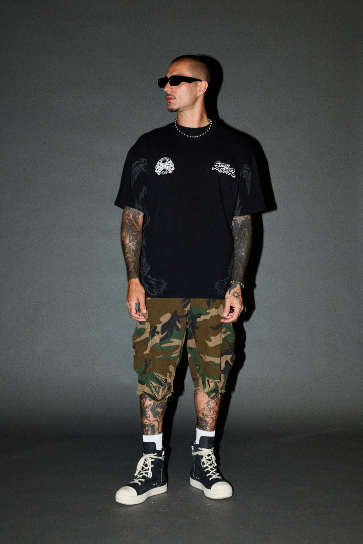 Ascension Premium Oversized Tee In Black