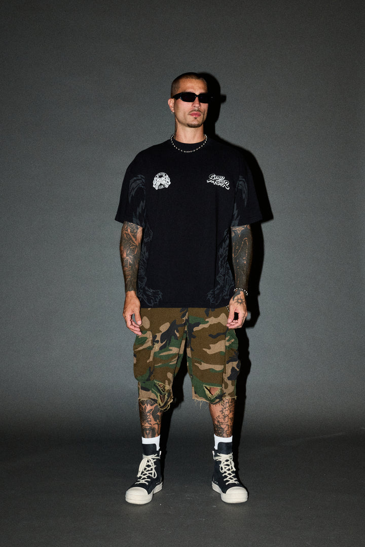 Ascension Premium Oversized Tee In Black