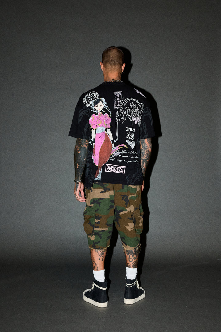 Ascension Premium Oversized Tee In Black