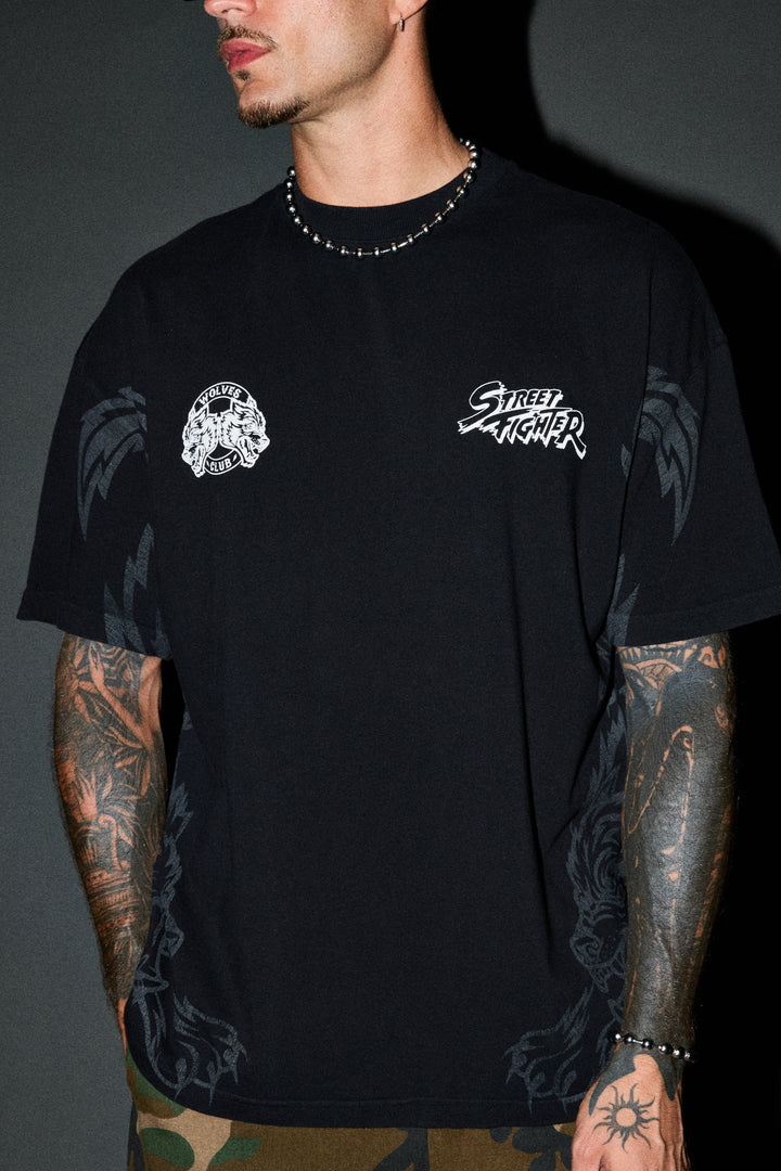 Ascension Premium Oversized Tee In Black