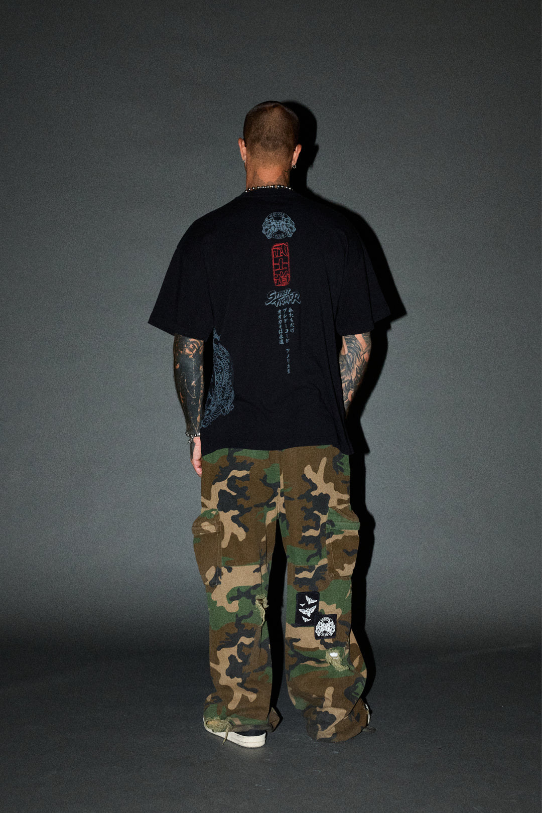 Chun Li Premium Oversized Tee In Black