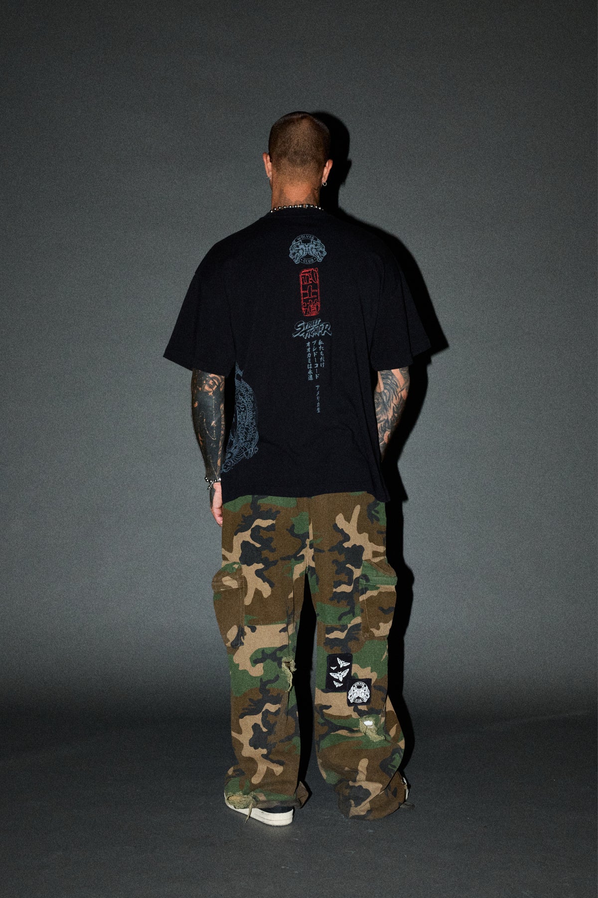 Chun Li Premium Oversized Tee In Black