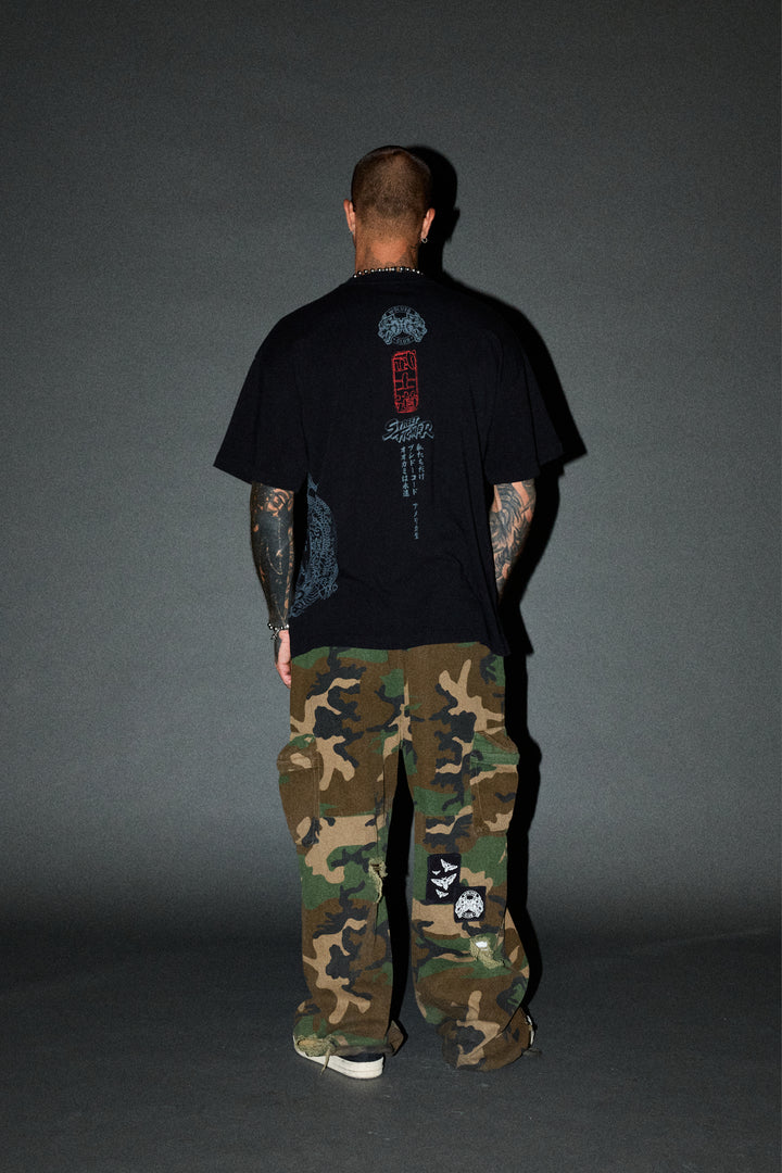 Chun Li Premium Oversized Tee In Black