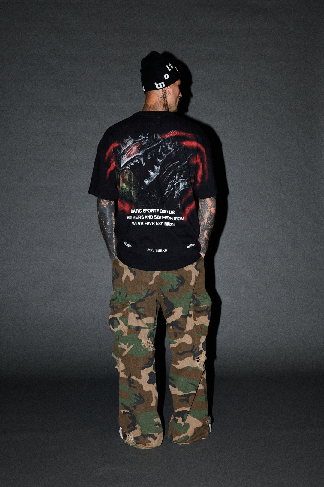 Berserker "Premium" Oversized Tee in Black