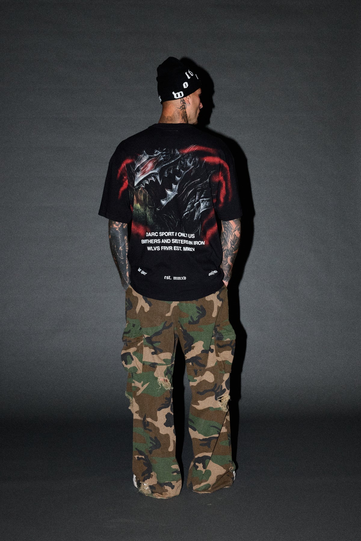 Berserker "Premium" Oversized Tee in Black
