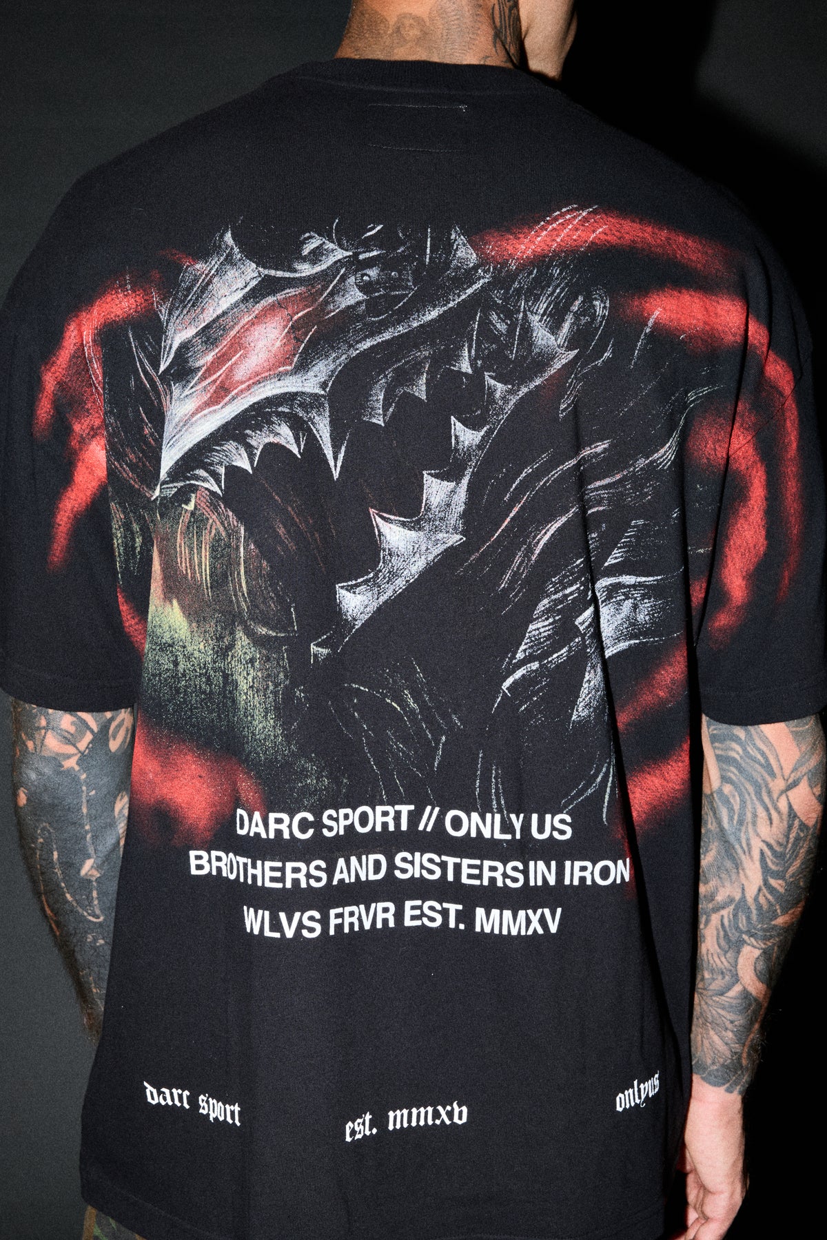 Berserker "Premium" Oversized Tee in Black