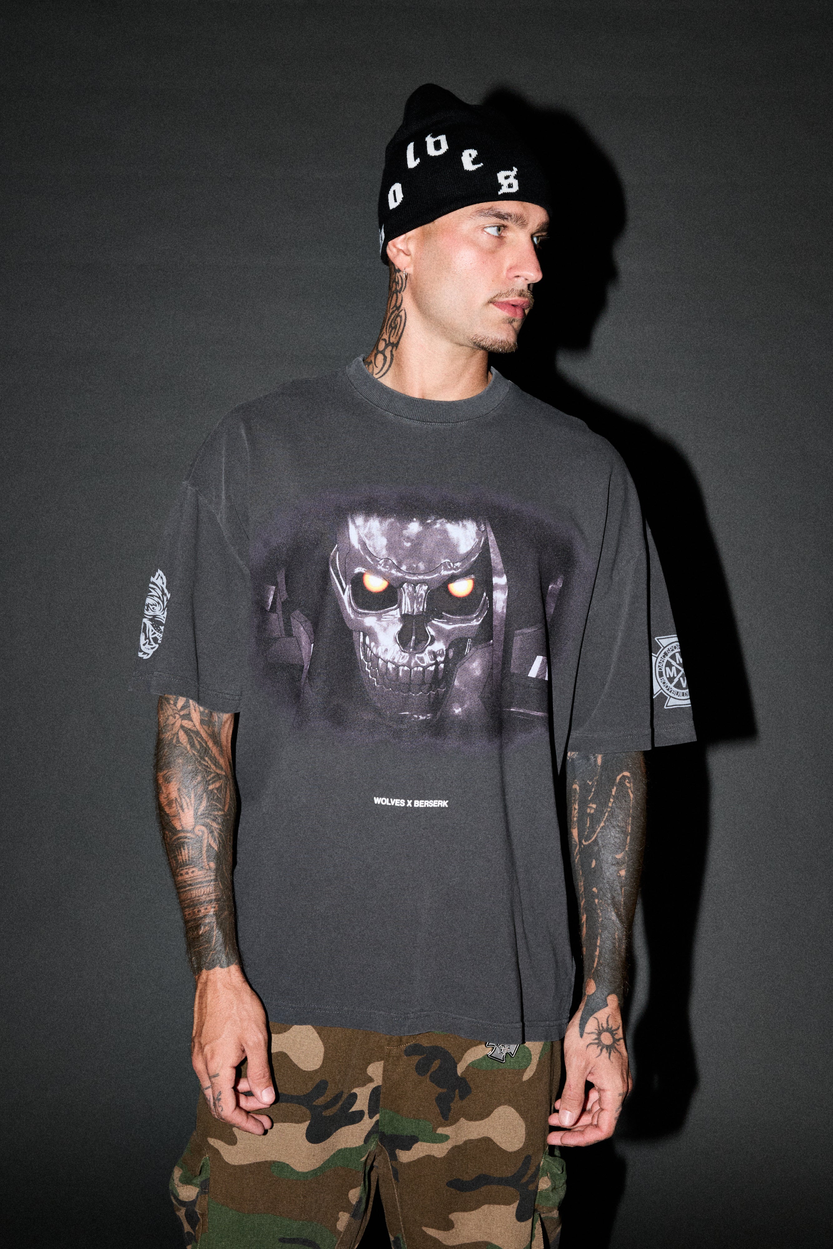 Brand of Sacrifice "Premium" Oversized Tee in Wolf Gray