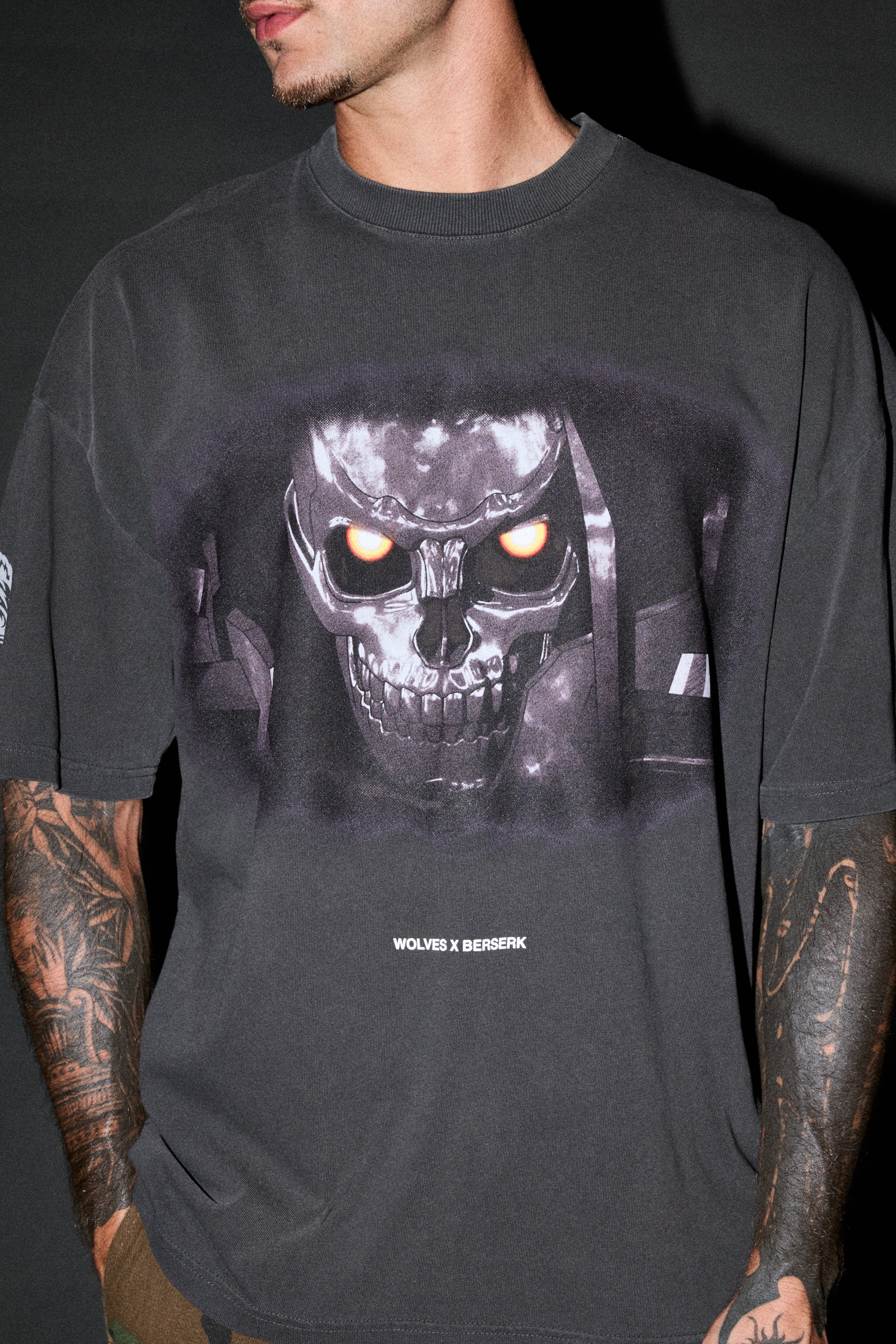 Brand of Sacrifice "Premium" Oversized Tee in Wolf Gray
