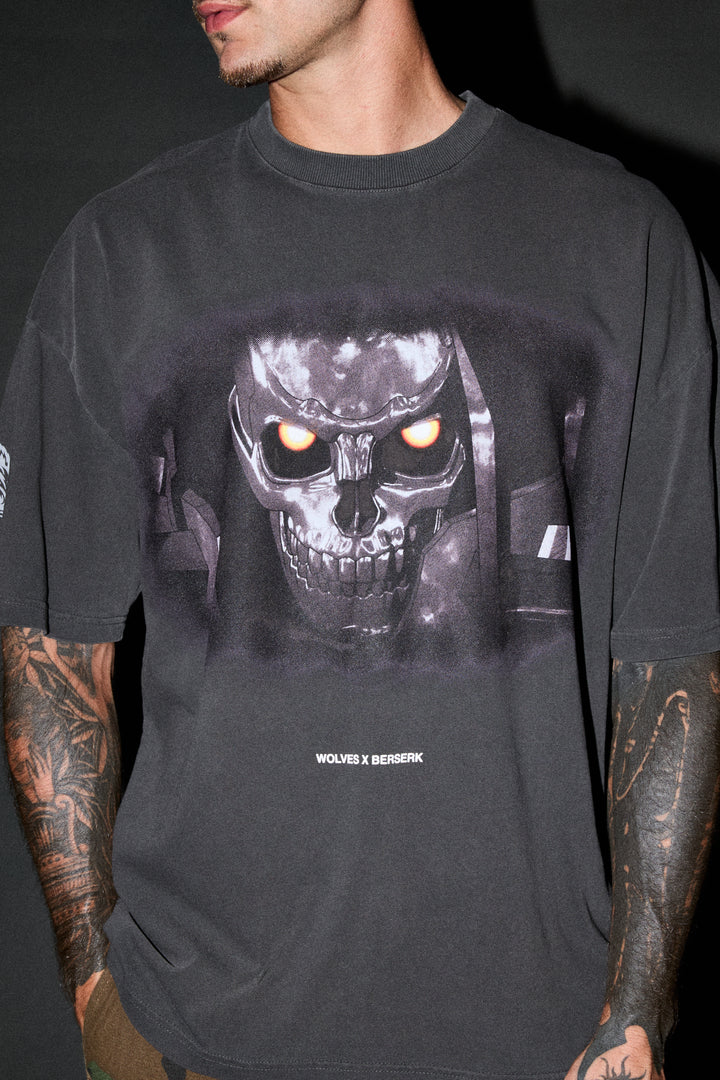 Brand of Sacrifice "Premium" Oversized Tee in Wolf Gray
