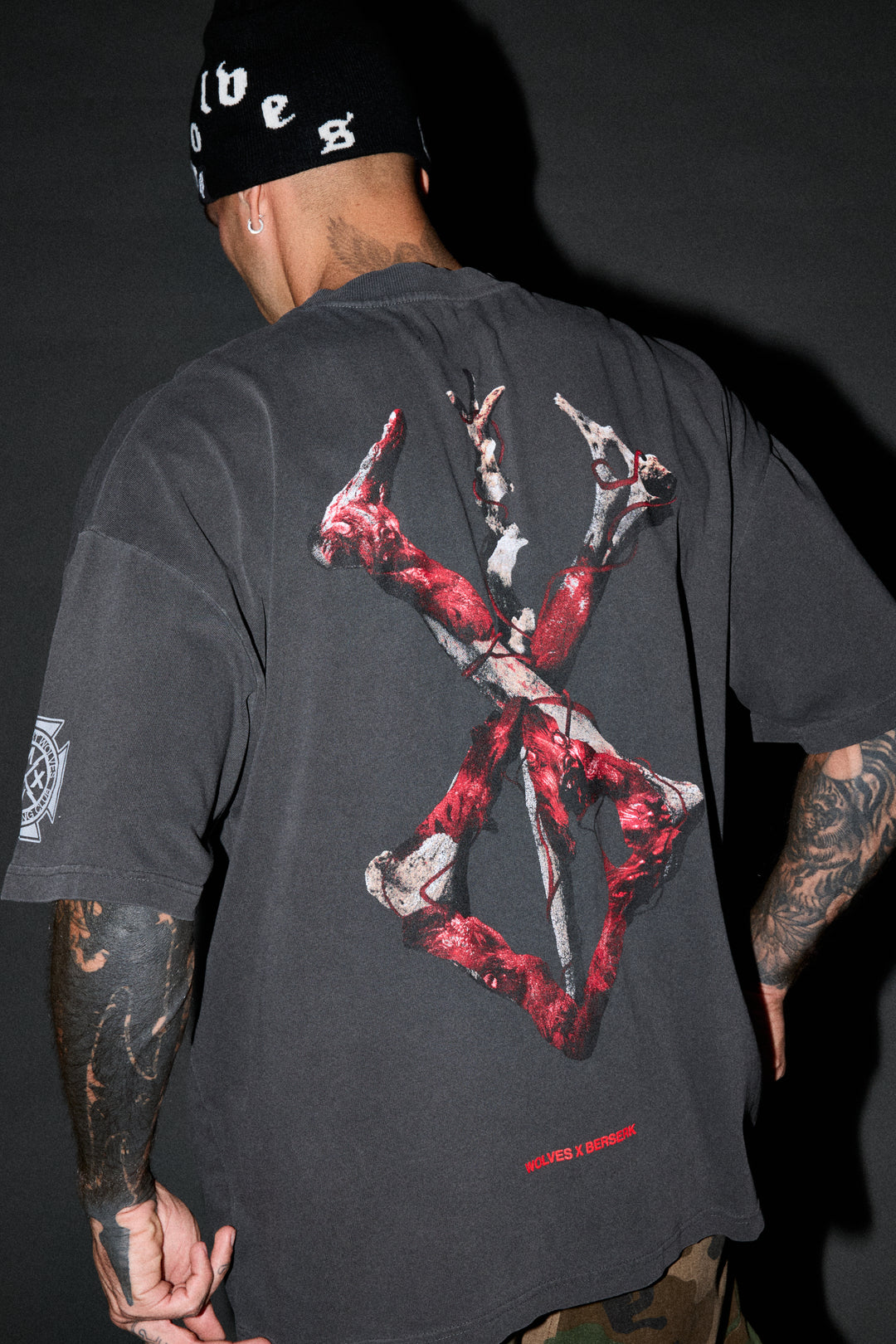 Brand of Sacrifice "Premium" Oversized Tee in Wolf Gray