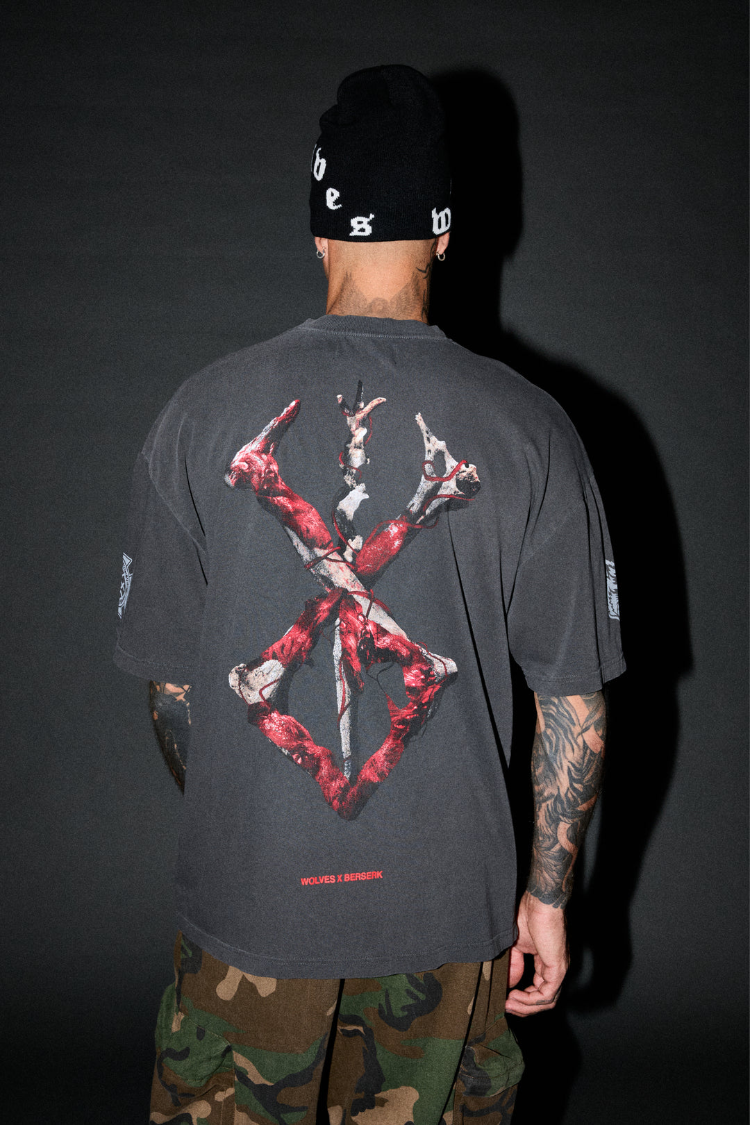 Brand of Sacrifice "Premium" Oversized Tee in Wolf Gray