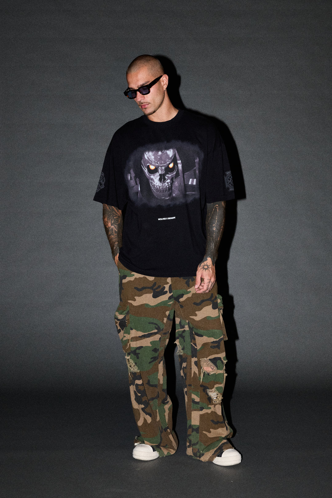 Brand of Sacrifice "Premium" Oversized Tee in Black