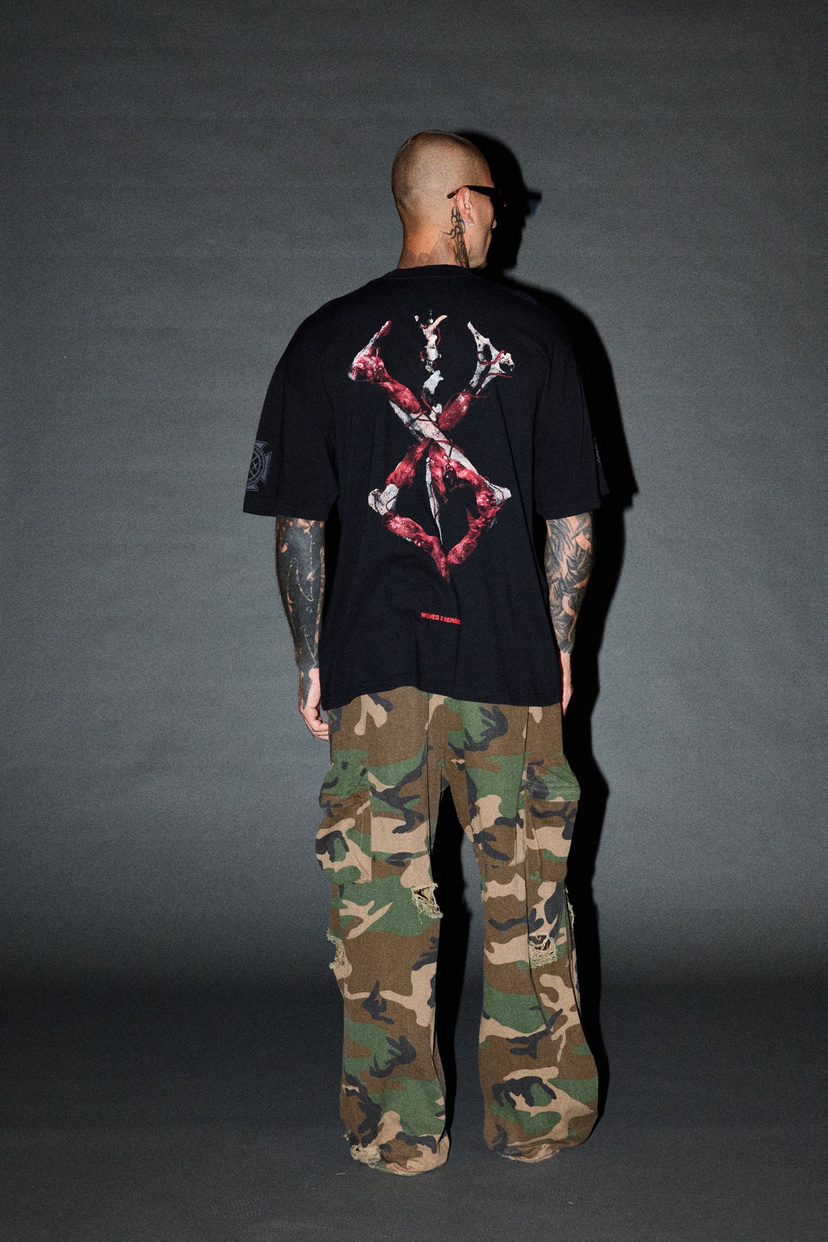 Brand of Sacrifice "Premium" Oversized Tee in Black
